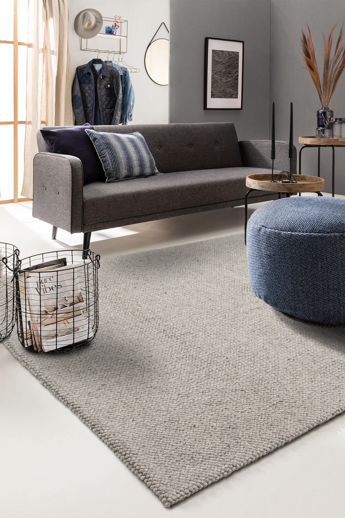 Woolon WL 01 Beige Doğal Yün Halı