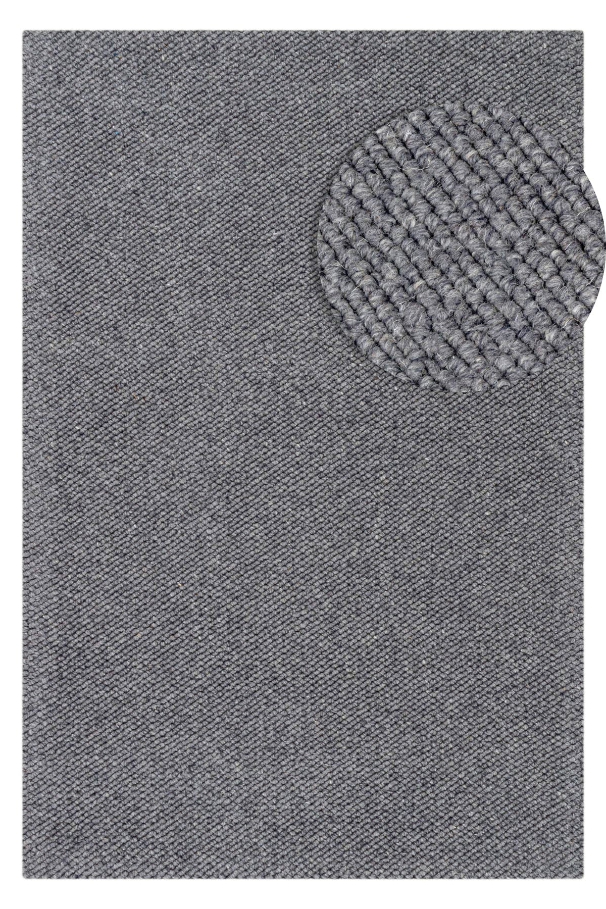 Woolon WL 01 Anthracite Doğal Yün Halı