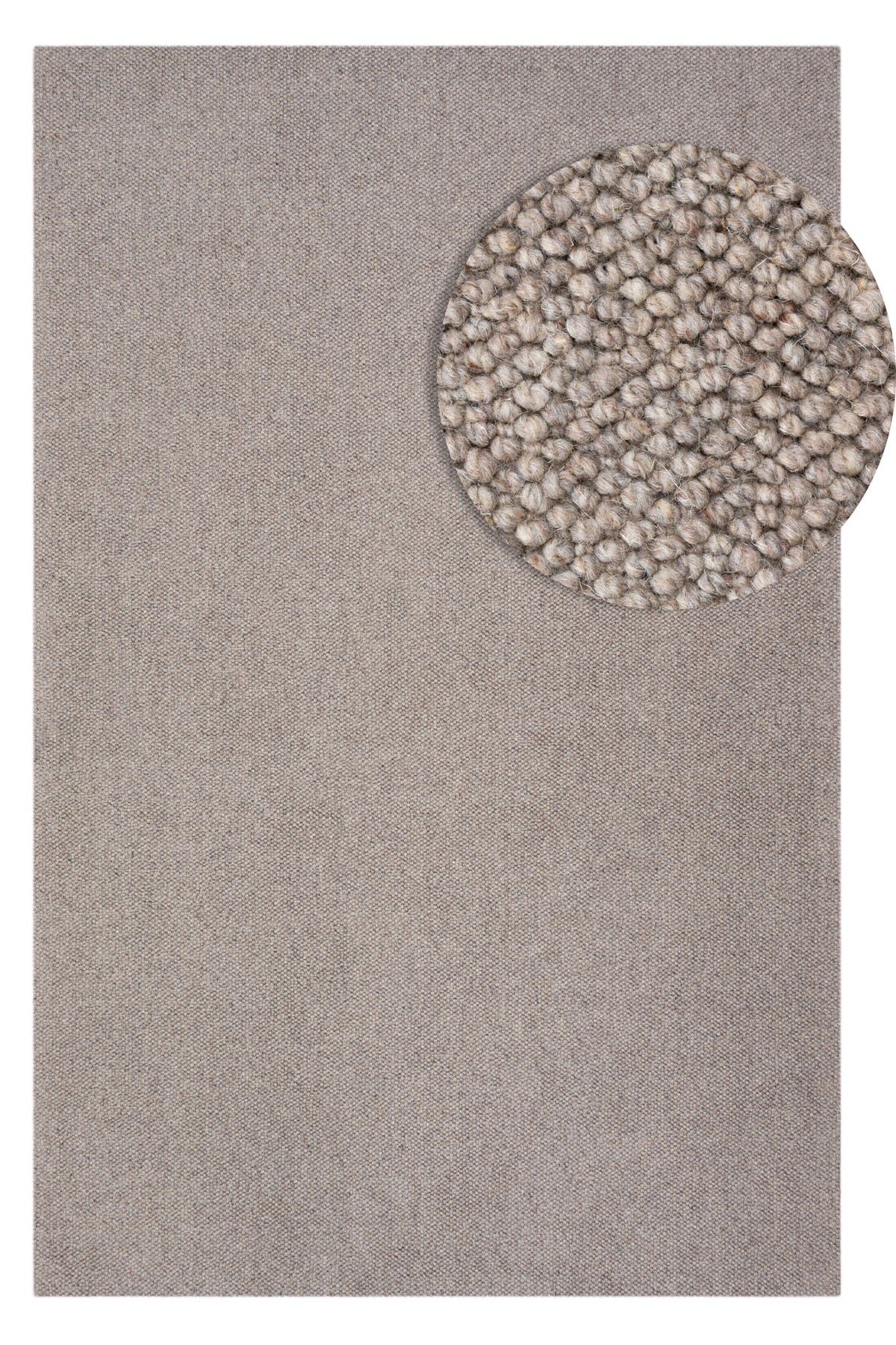 Madam MD 01 Stone Doğal Yün Halı
