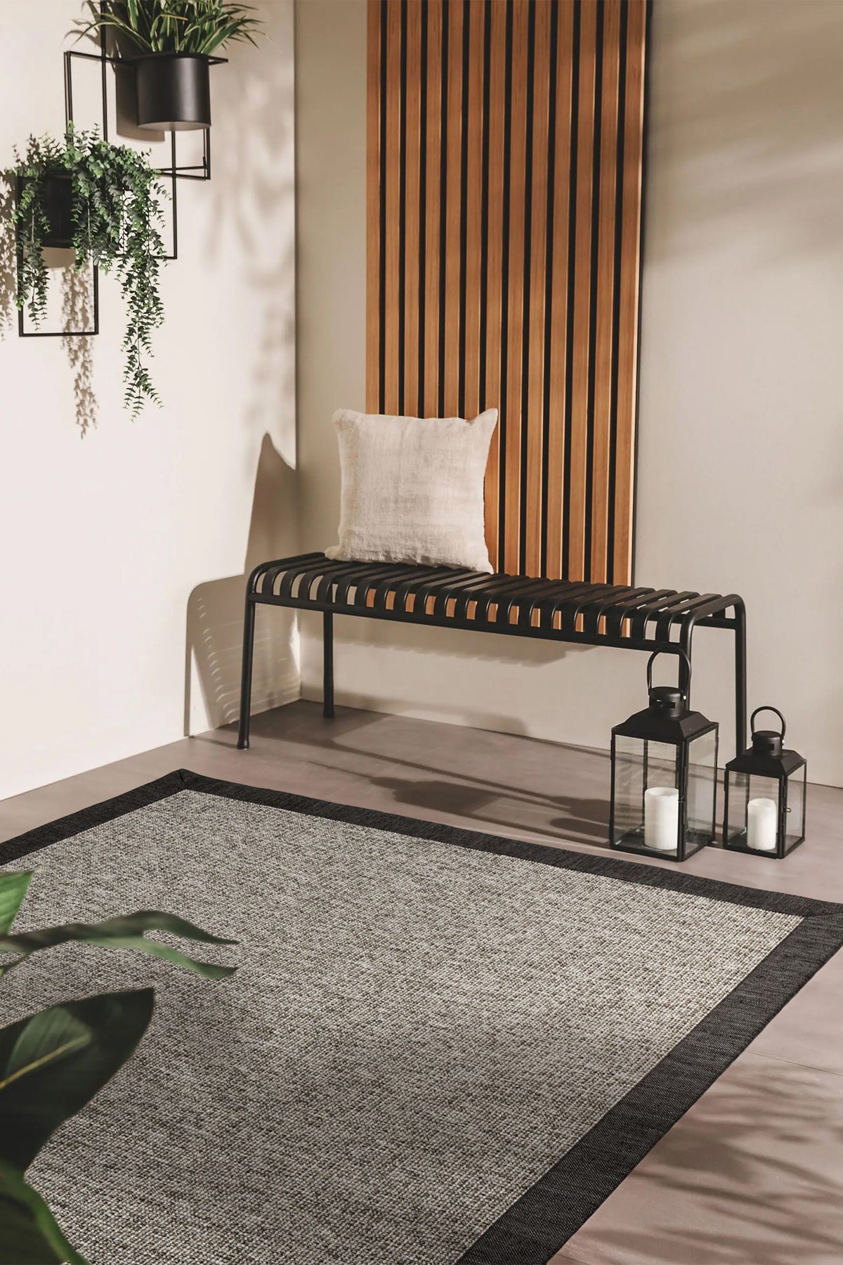 Jutte 05 M-404 Grey Doğal Jüt Sisal Halı