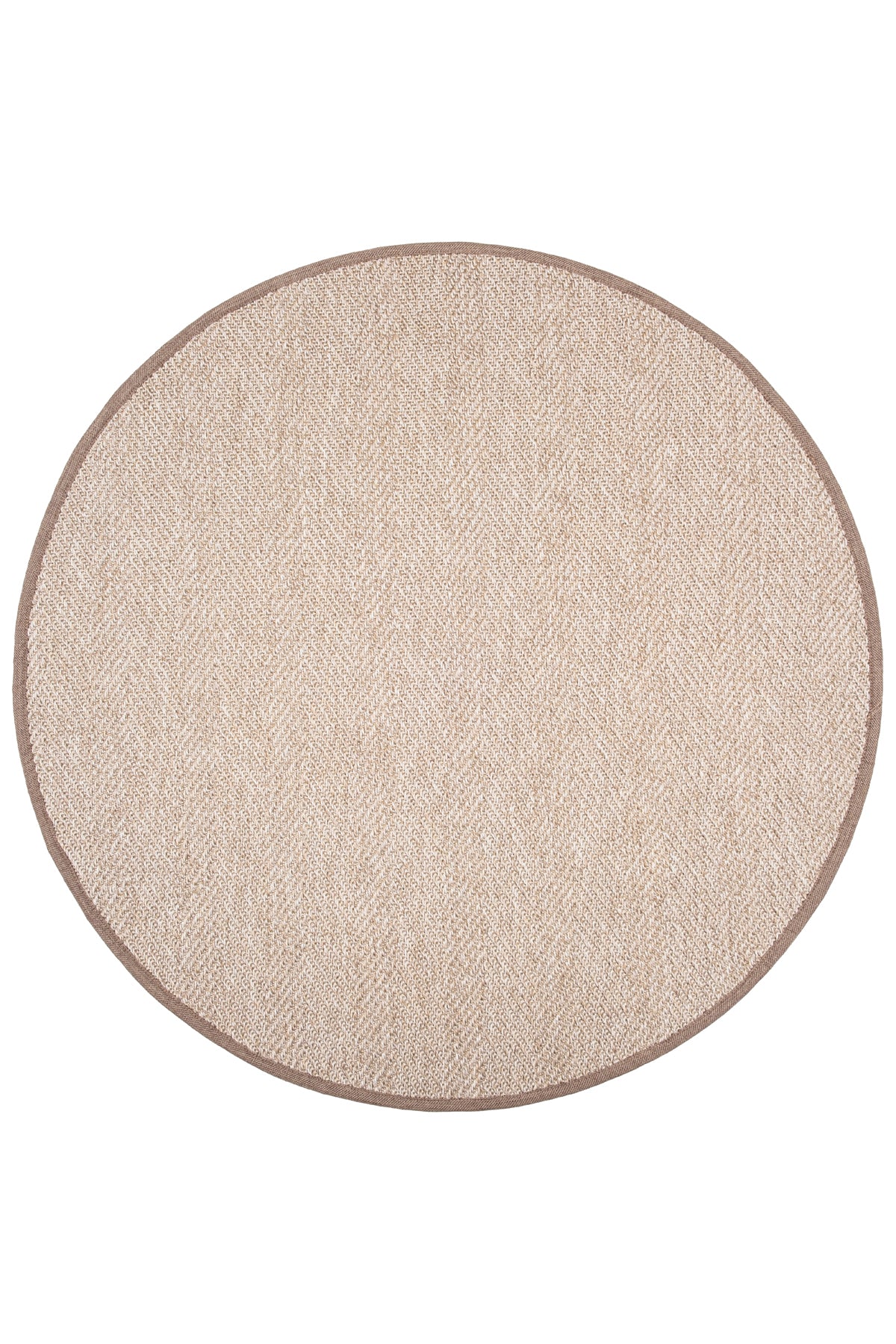 Jutte 03 M-201 Yuvarlak Doğal Jüt Sisal Halı