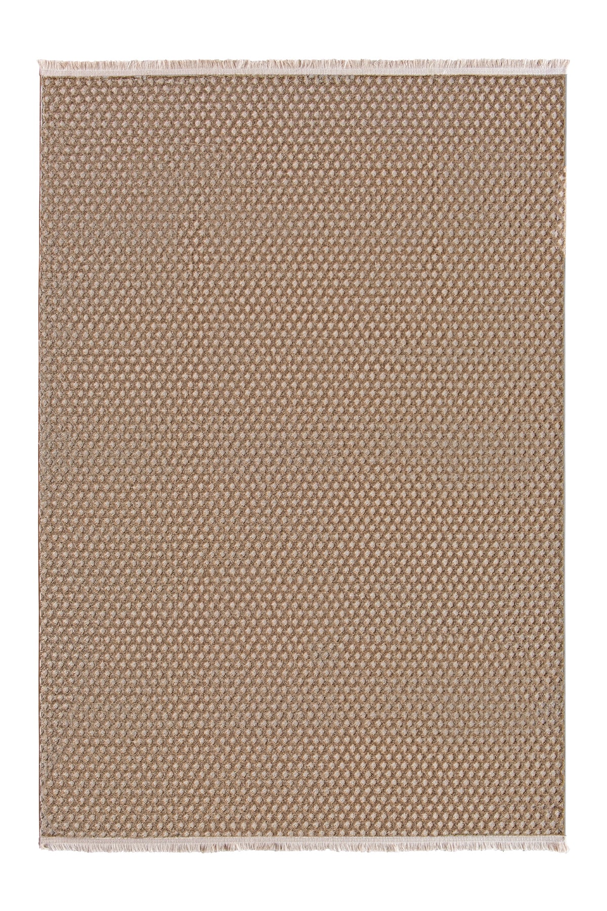 Pita PT03 Beige Pelüş Dokulu İskandinav Salon Makine Halısı