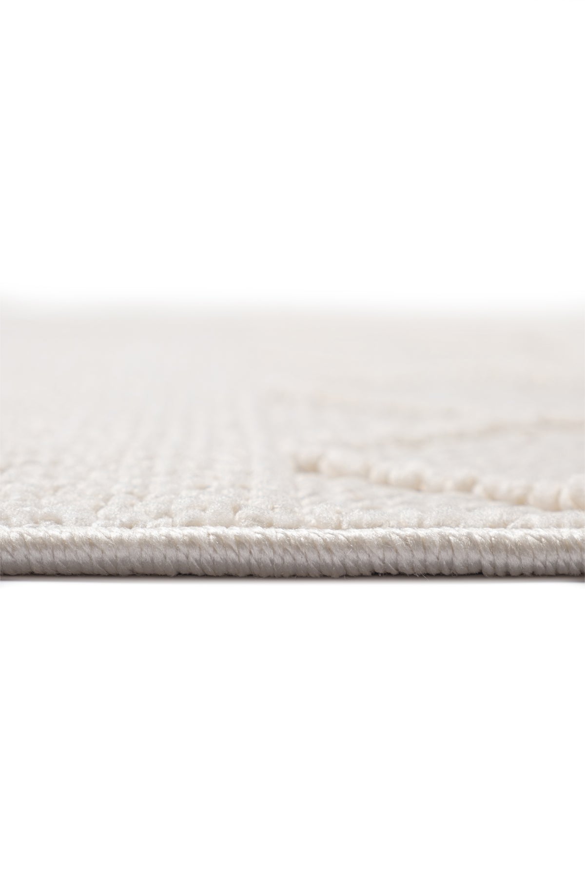 Marie MR01 Cream Macrame Woven Machine Rug