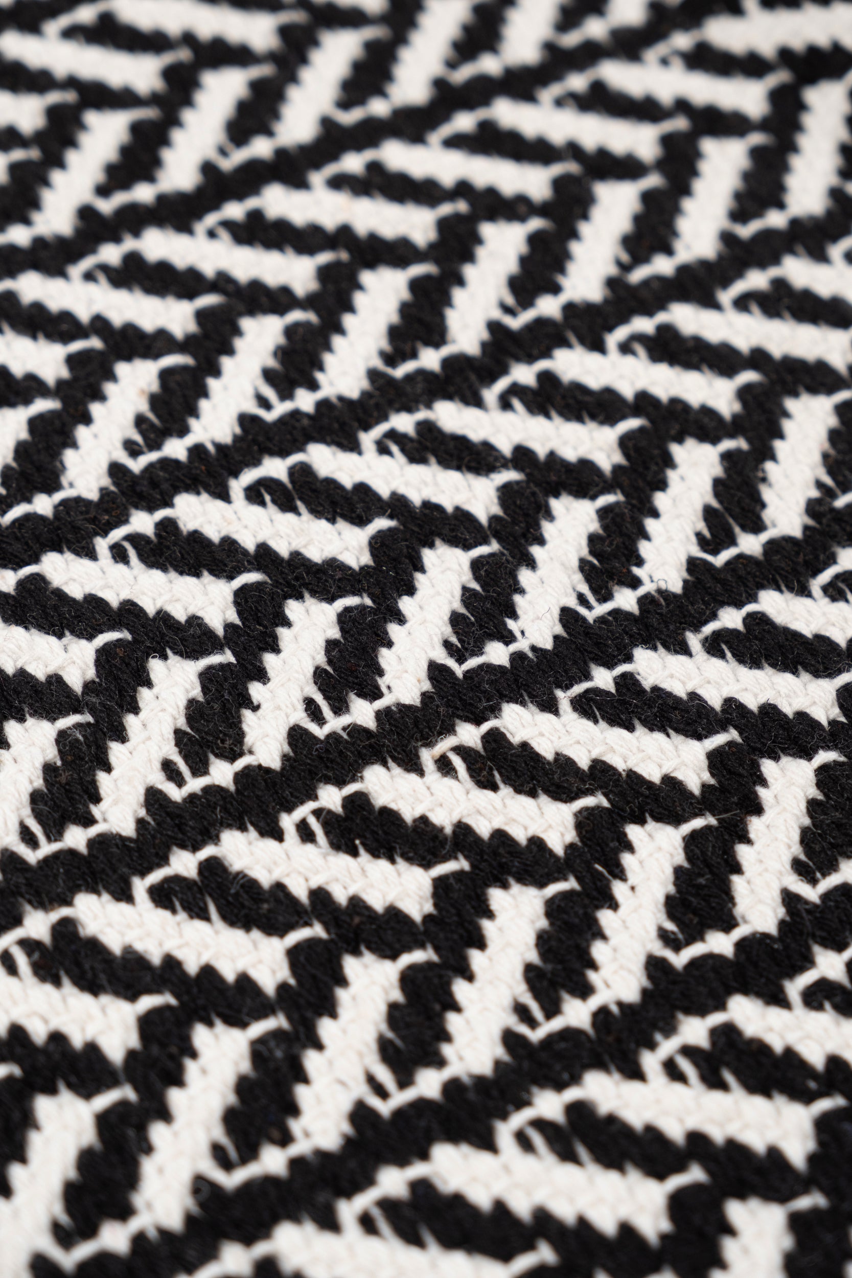 Liva LV04 Siyah - %100 Pamuk Çift Taraflı Kilim Paspas