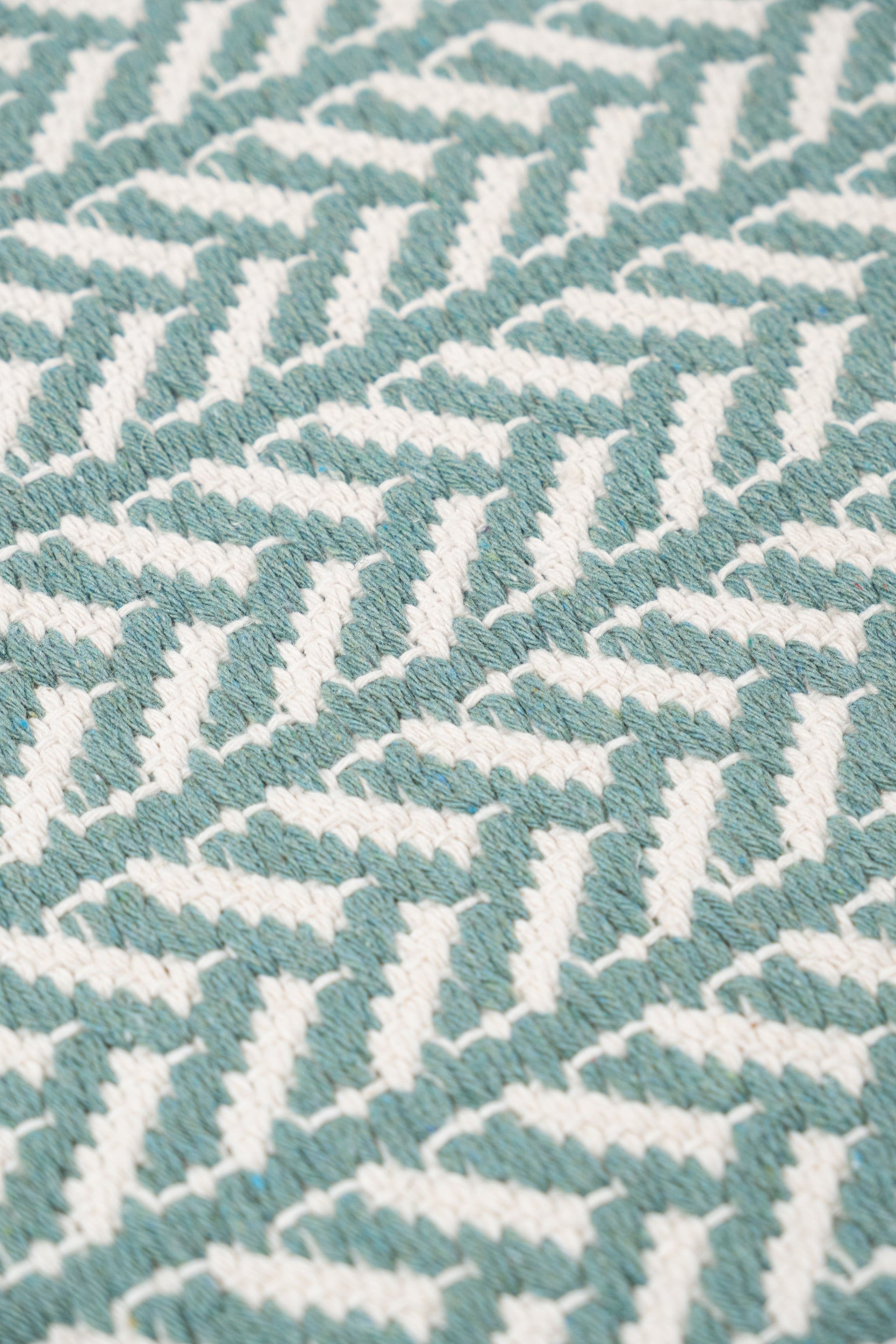Liva LV04 Mint Yeşili - %100 Pamuk Çift Taraflı Kilim Paspas