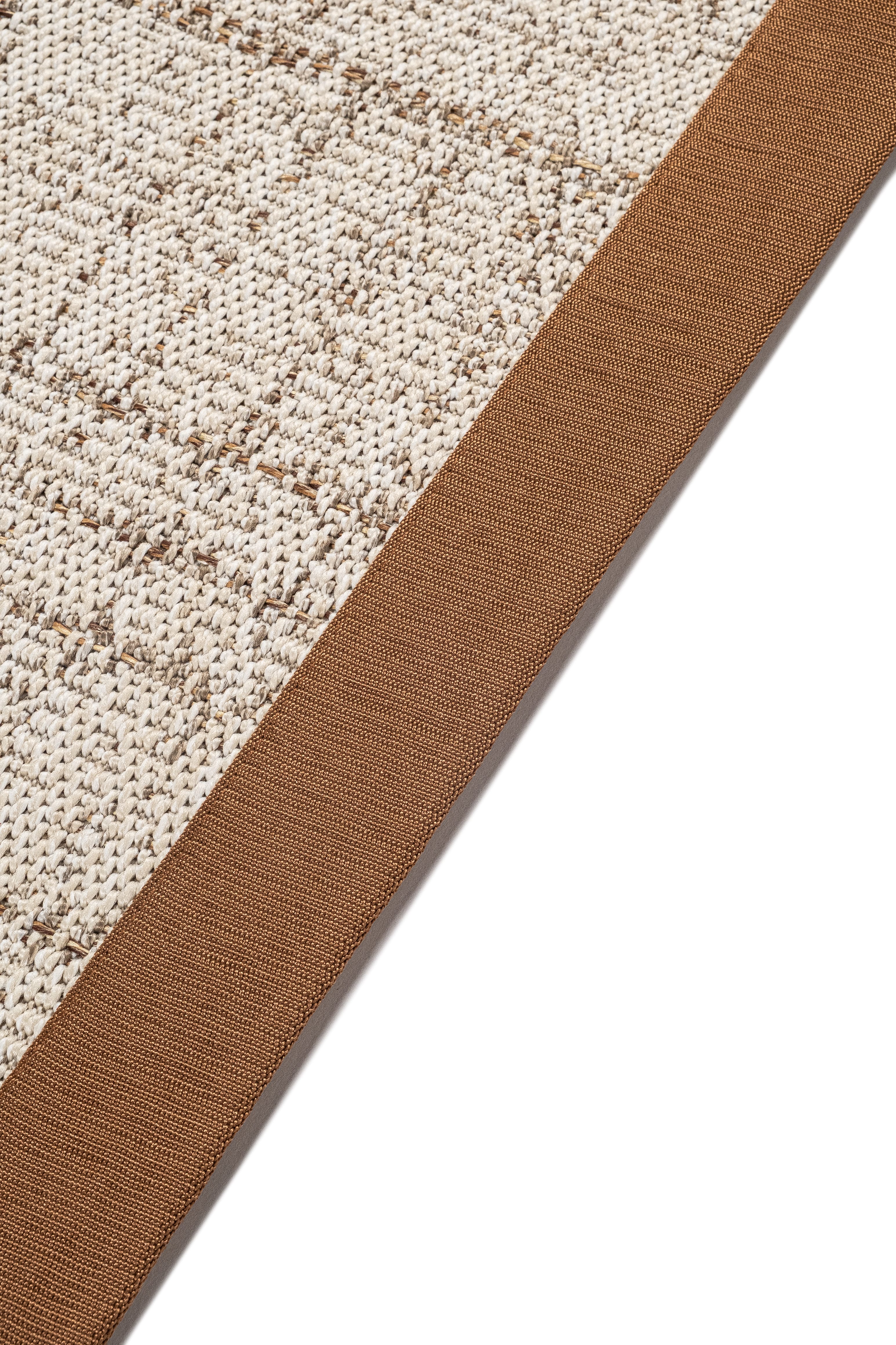 Look LK01 Cream Cotton Bordure 04 Dark Beige Salon Koridor Mutfak Sisal Halı