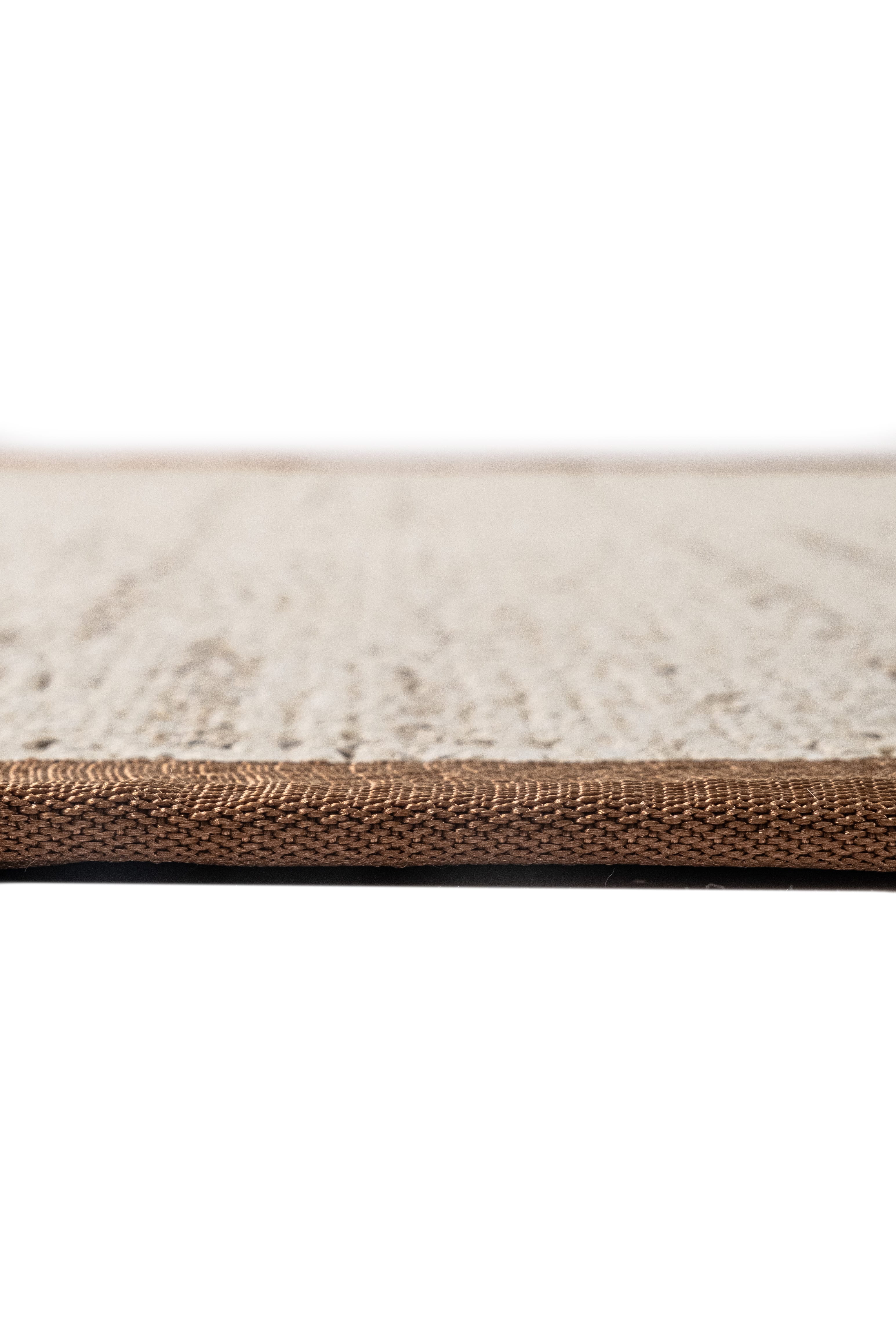 Look LK01 Cream Cotton Bordure 04 Dark Beige Salon Koridor Mutfak Sisal Halı