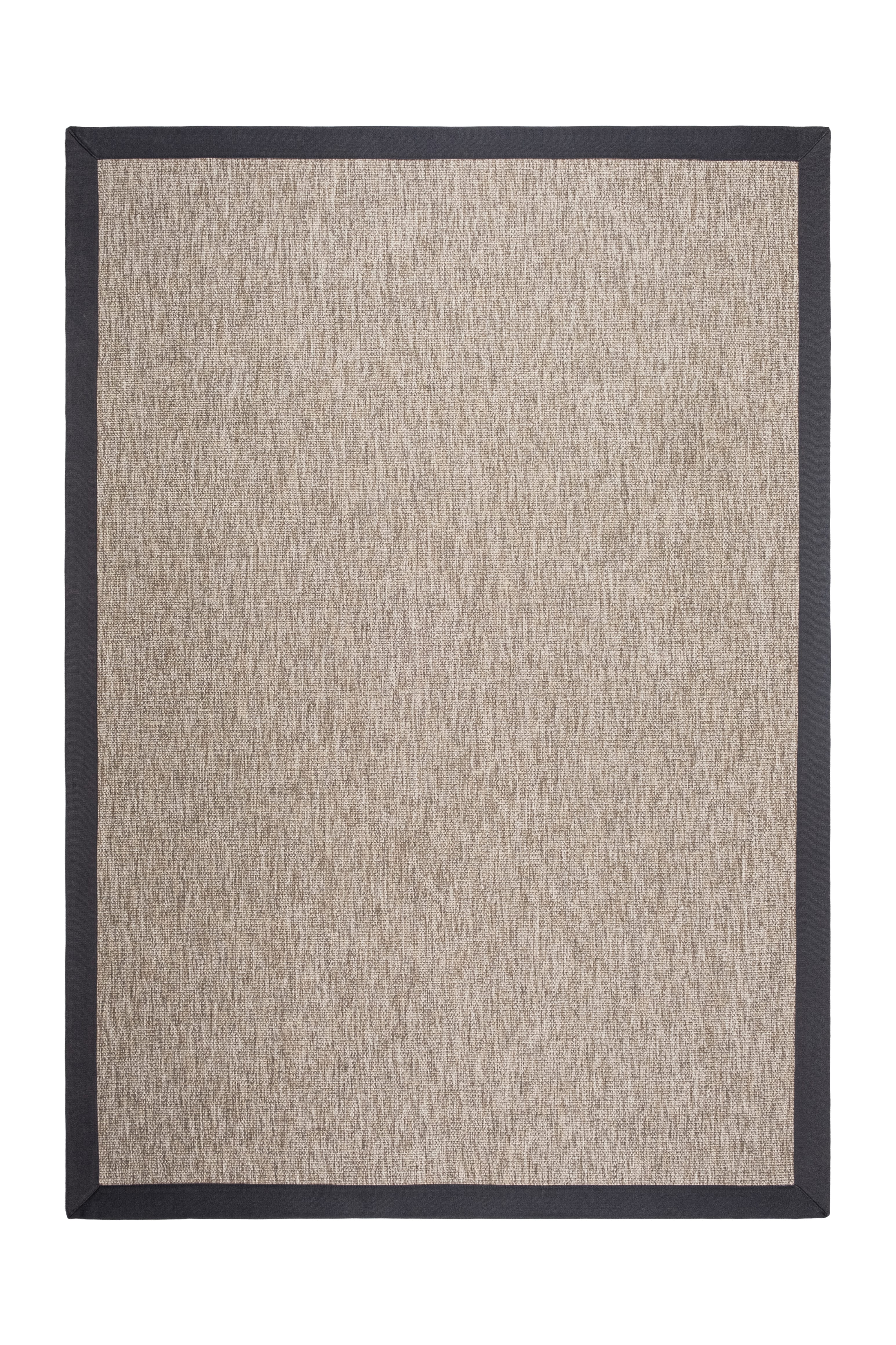 Judy JD02 Natural Cotton Bordure 08 Anthracite Salon Koridor Mutfak Sisal Halı