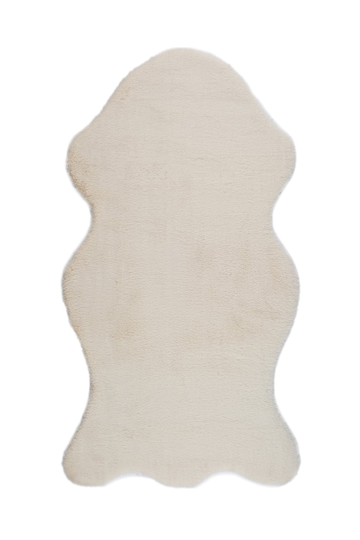 Bunny BN01 Cream Tavşan Postu Yumuşak Pelüş Halı