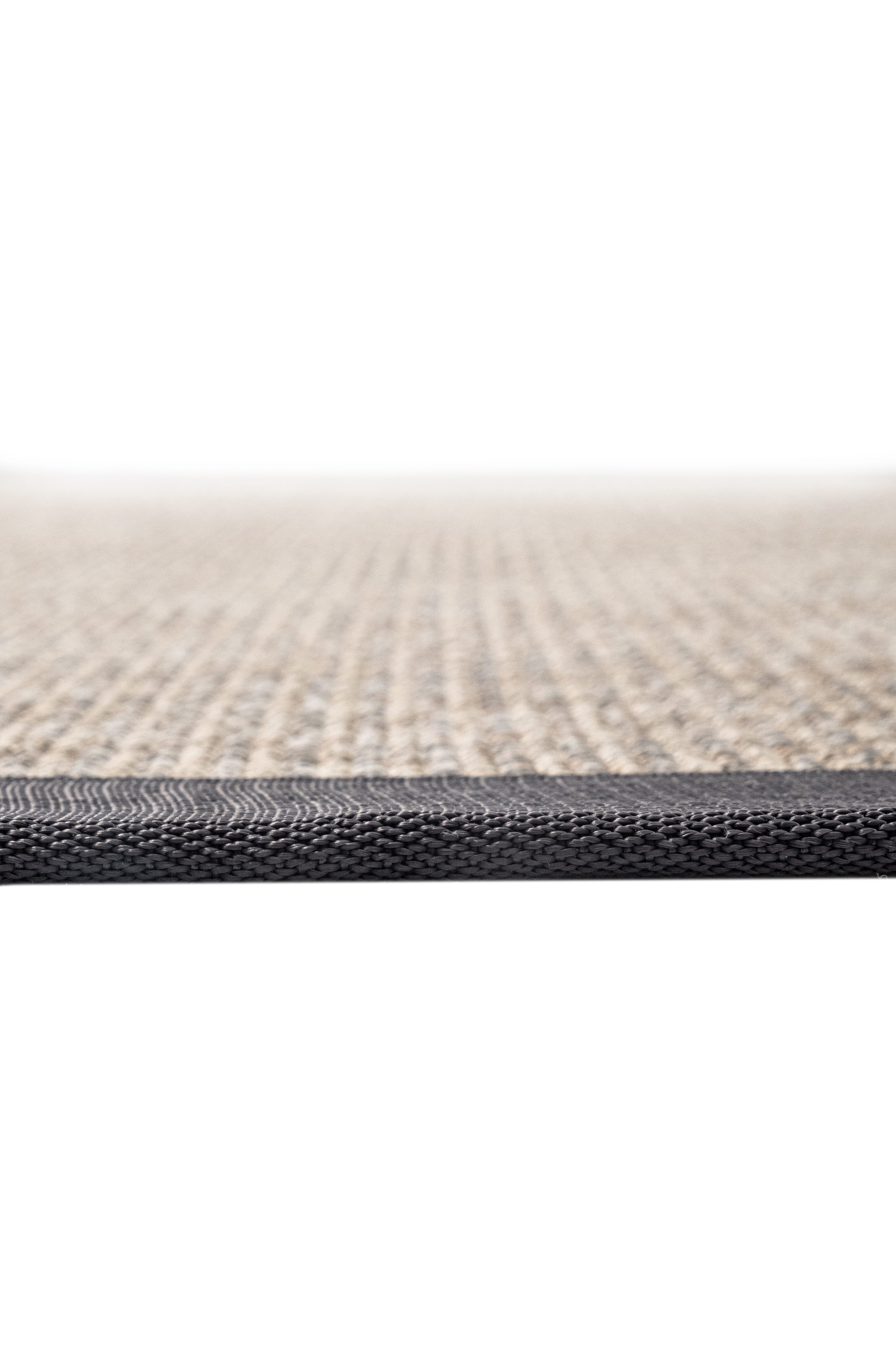 Judy JD02 Natural Cotton Bordure 08 Anthracite Salon Koridor Mutfak Sisal Halı