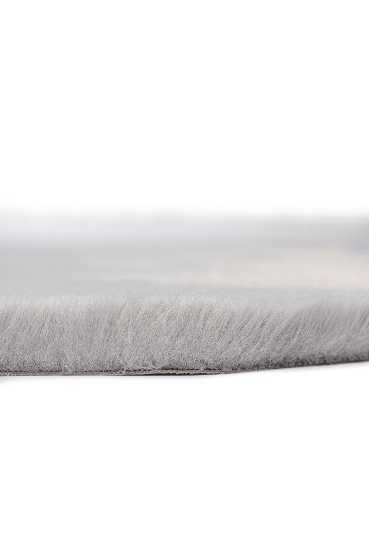 Bunny BN01 Grey Tavşan Postu Yumuşak Pelüş Halı