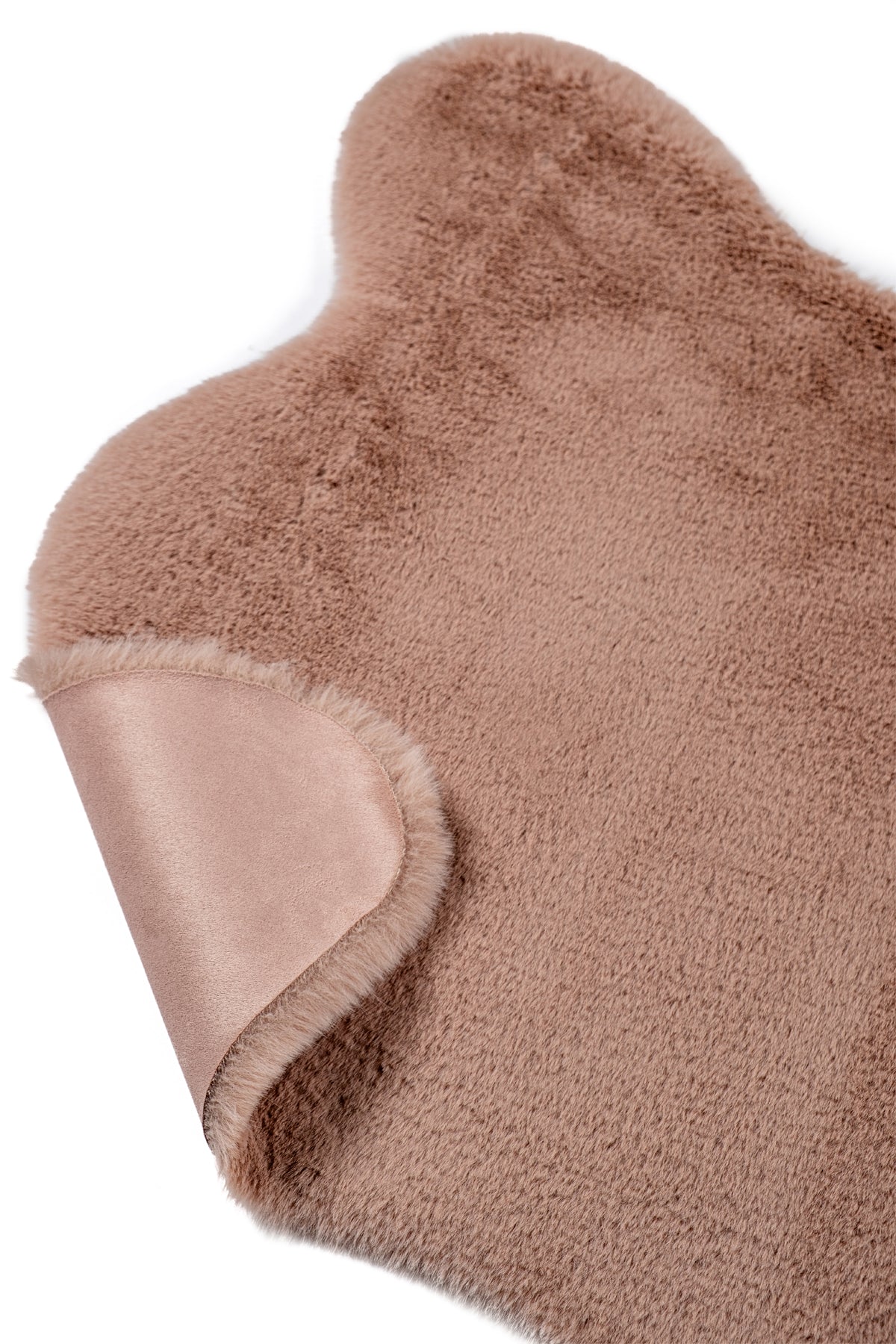 Bunny BN01 Pink Rabbit Fur Soft Plush Rug