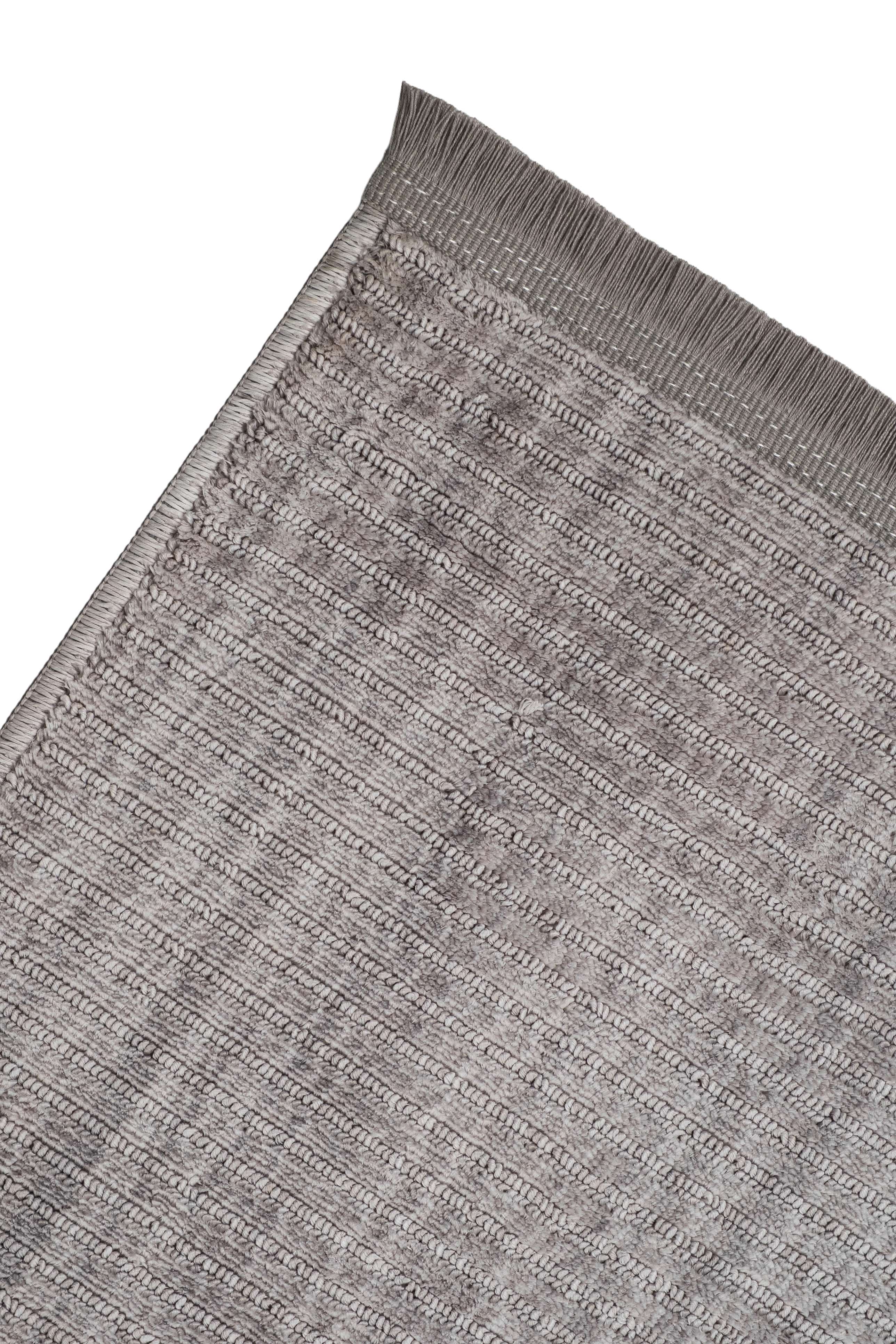 Degrade DG02 Grey Yumuşak Dokulu İskandinav Salon Halısı