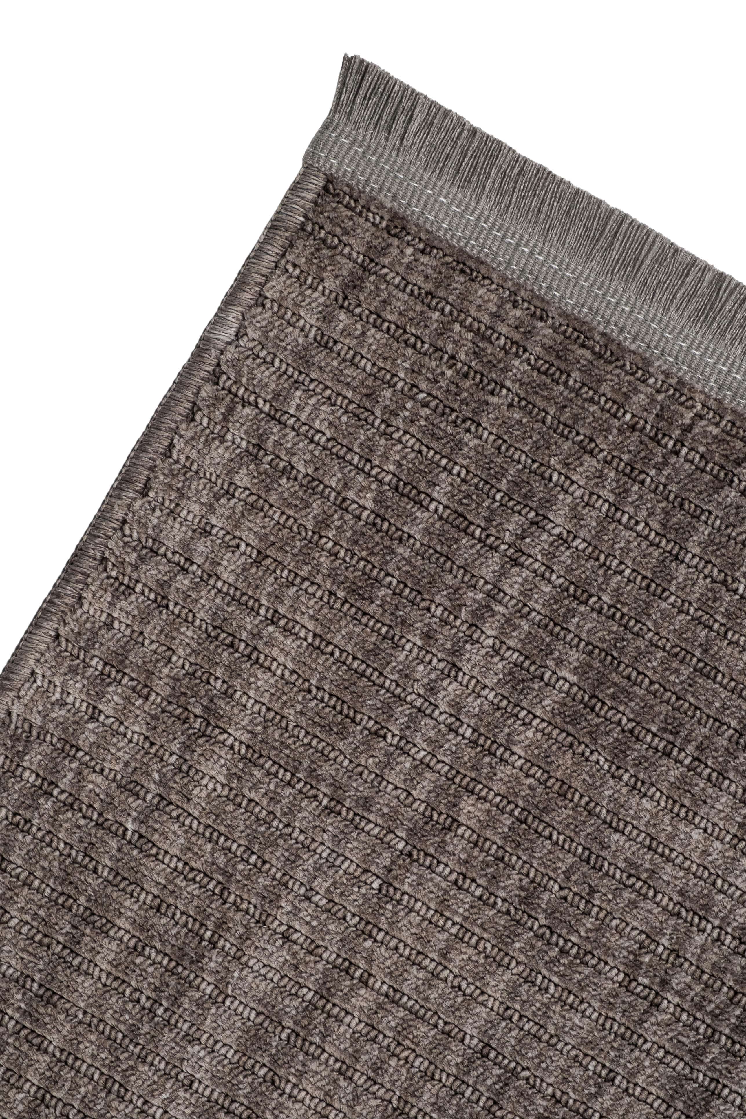 Degrade DG04 Anthracite Yumuşak Dokulu İskandinav Salon Halısı