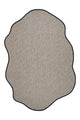 Canvas 2 Judy JD02 Natural Cotton Bordure 10 Black Amorf Sisal Halı