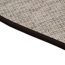 Canvas 2 Judy JD02 Natural Cotton Bordure 10 Black Amorf Sisal Halı