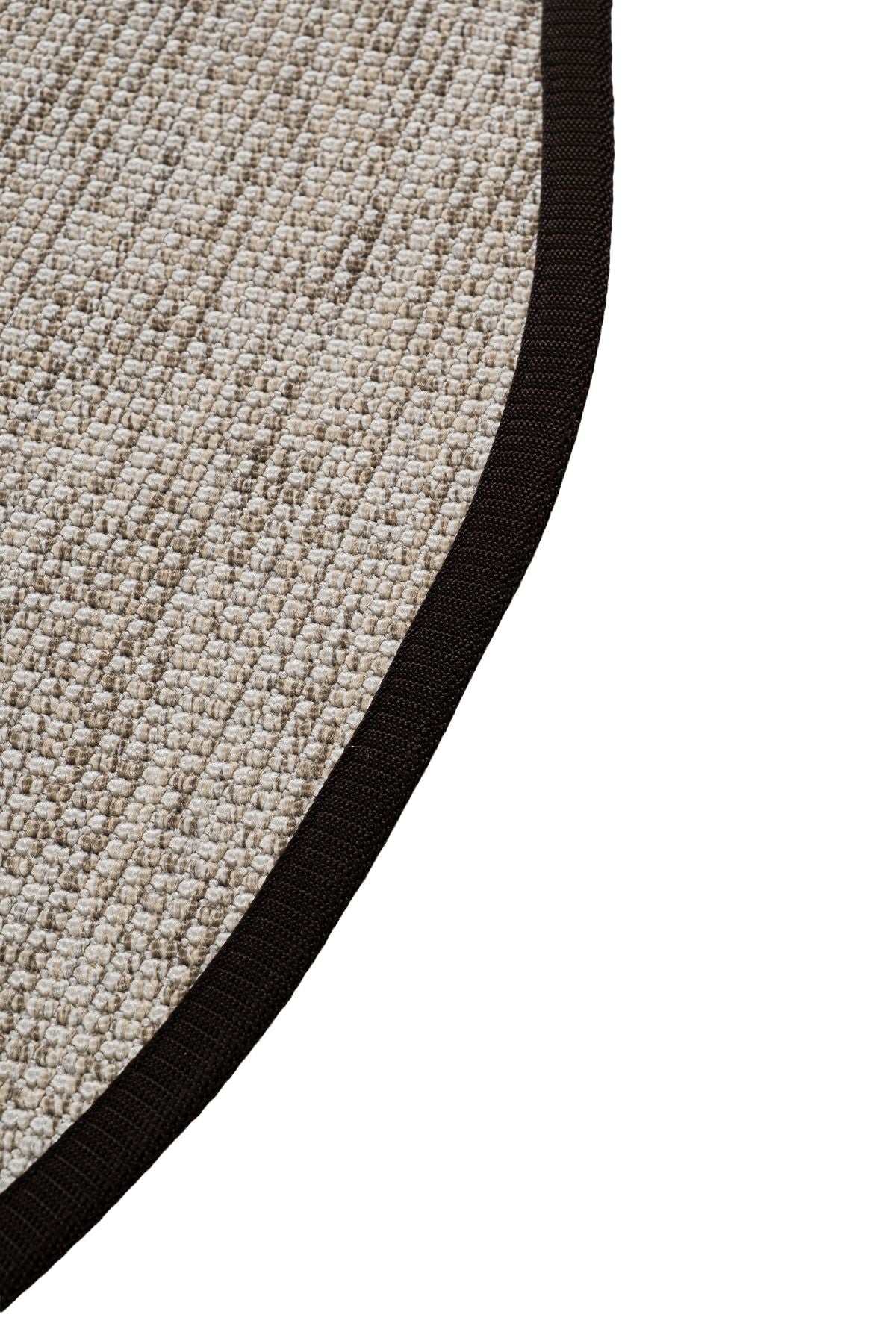 Canvas 2 Suit SU02 Grey Cotton Bordure 10 Black Amorf Sisal Halı