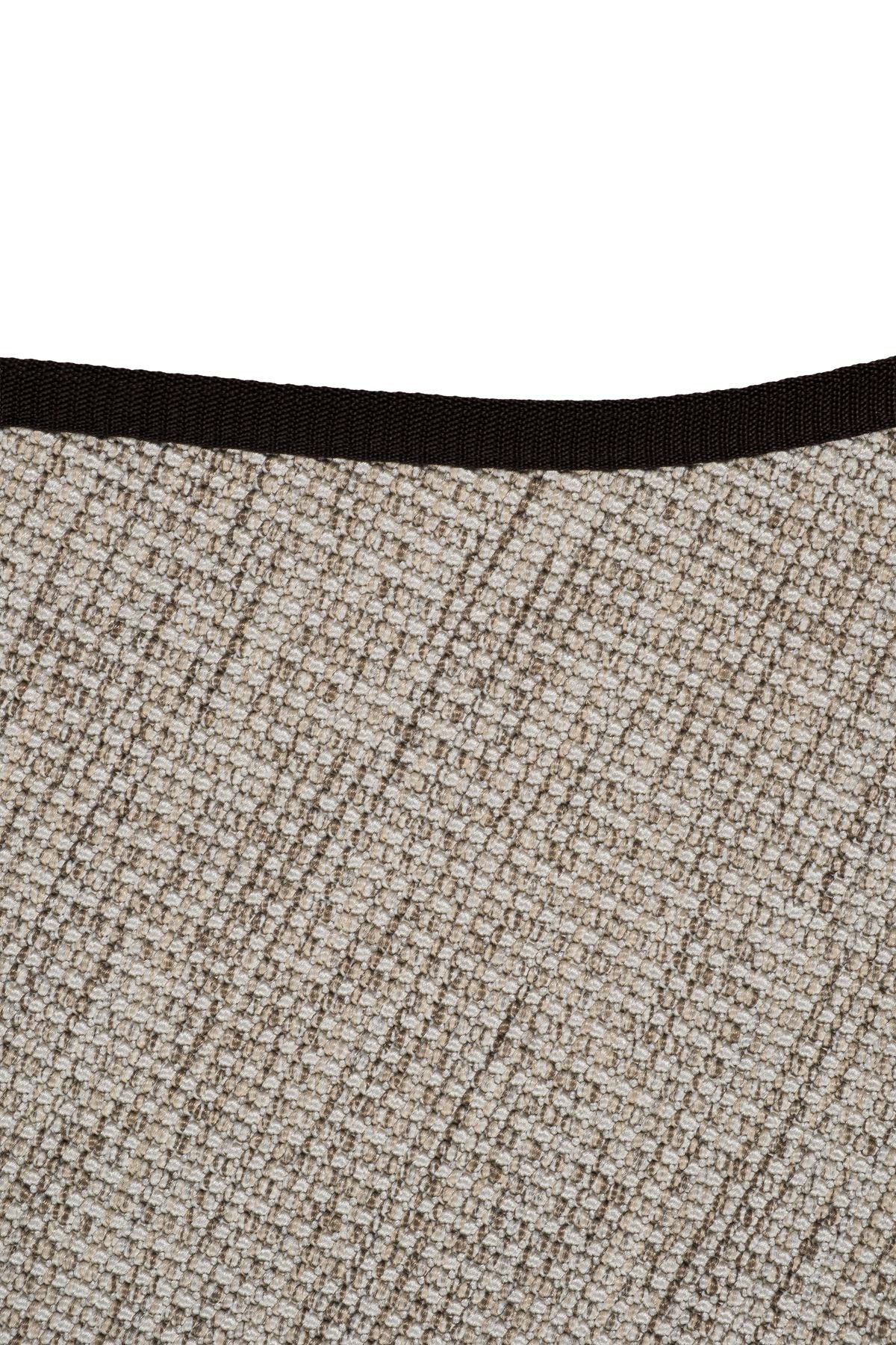 Canvas 2 Suit SU02 Grey Cotton Bordure 10 Black Amorf Sisal Halı