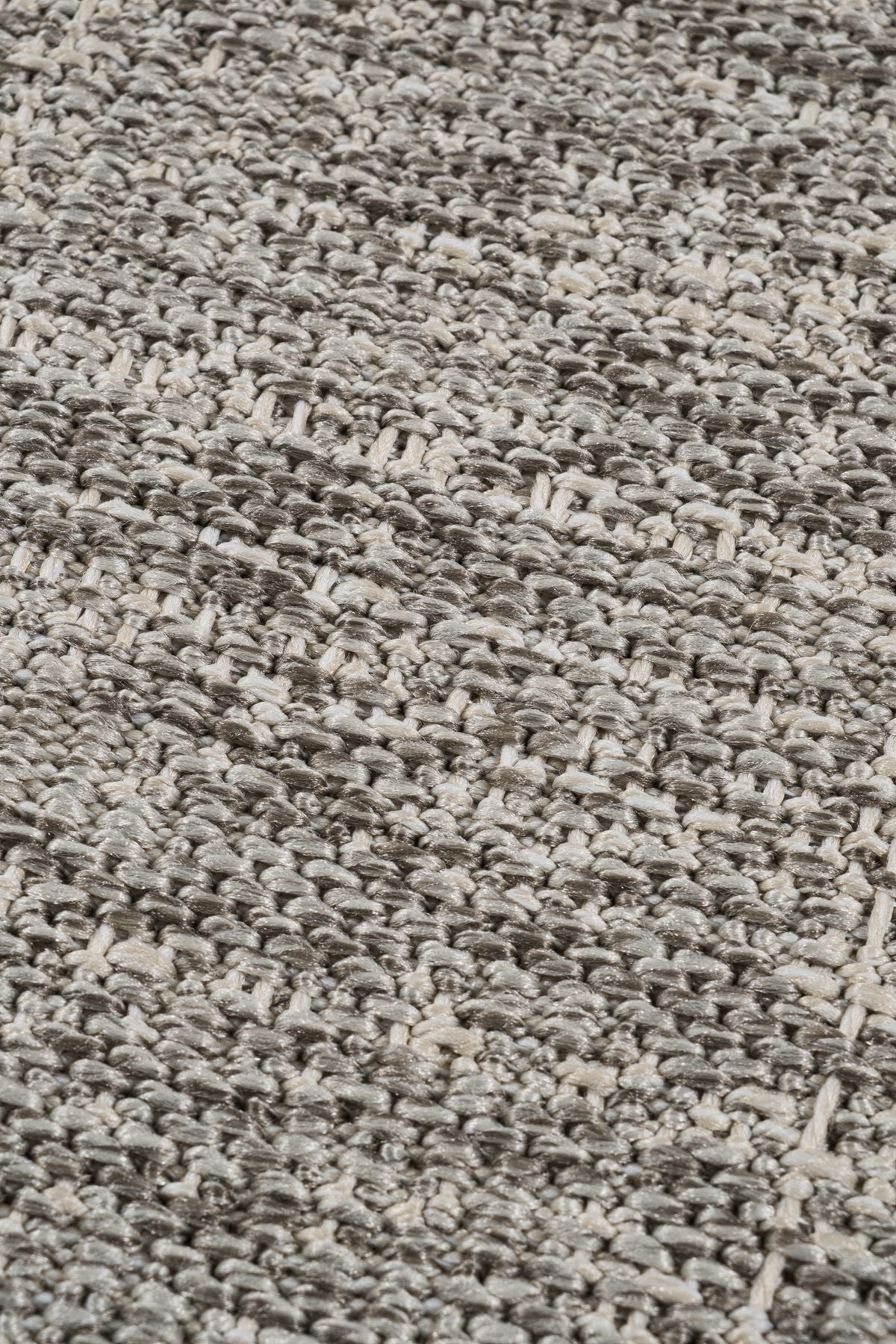 Canvas 4 Look LK02 Grey Cotton Bordure 10 Black Amorf Sisal Halı