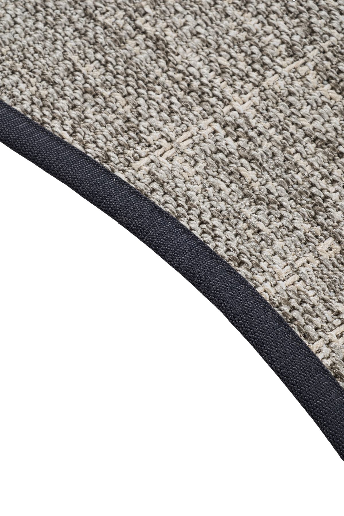 Canvas 4 Look LK02 Grey Cotton Bordure 10 Black Amorf Sisal Halı