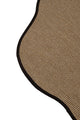 Canvas 2 Suit SU03 Jut Cotton Bordure 10 Black Amorf Sisal Halı