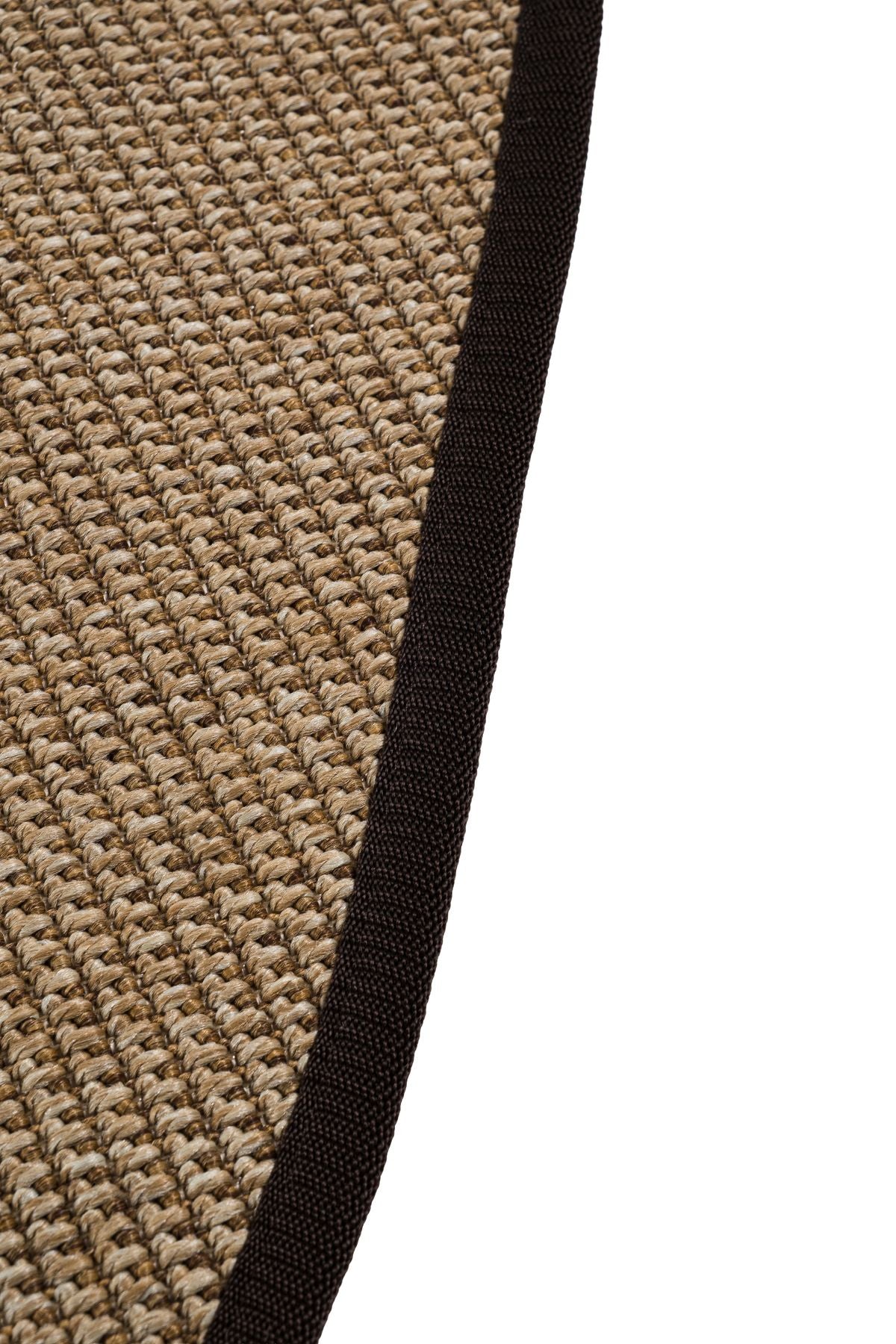 Canvas 2 Suit SU03 Jut Cotton Bordure 10 Black Amorf Sisal Halı