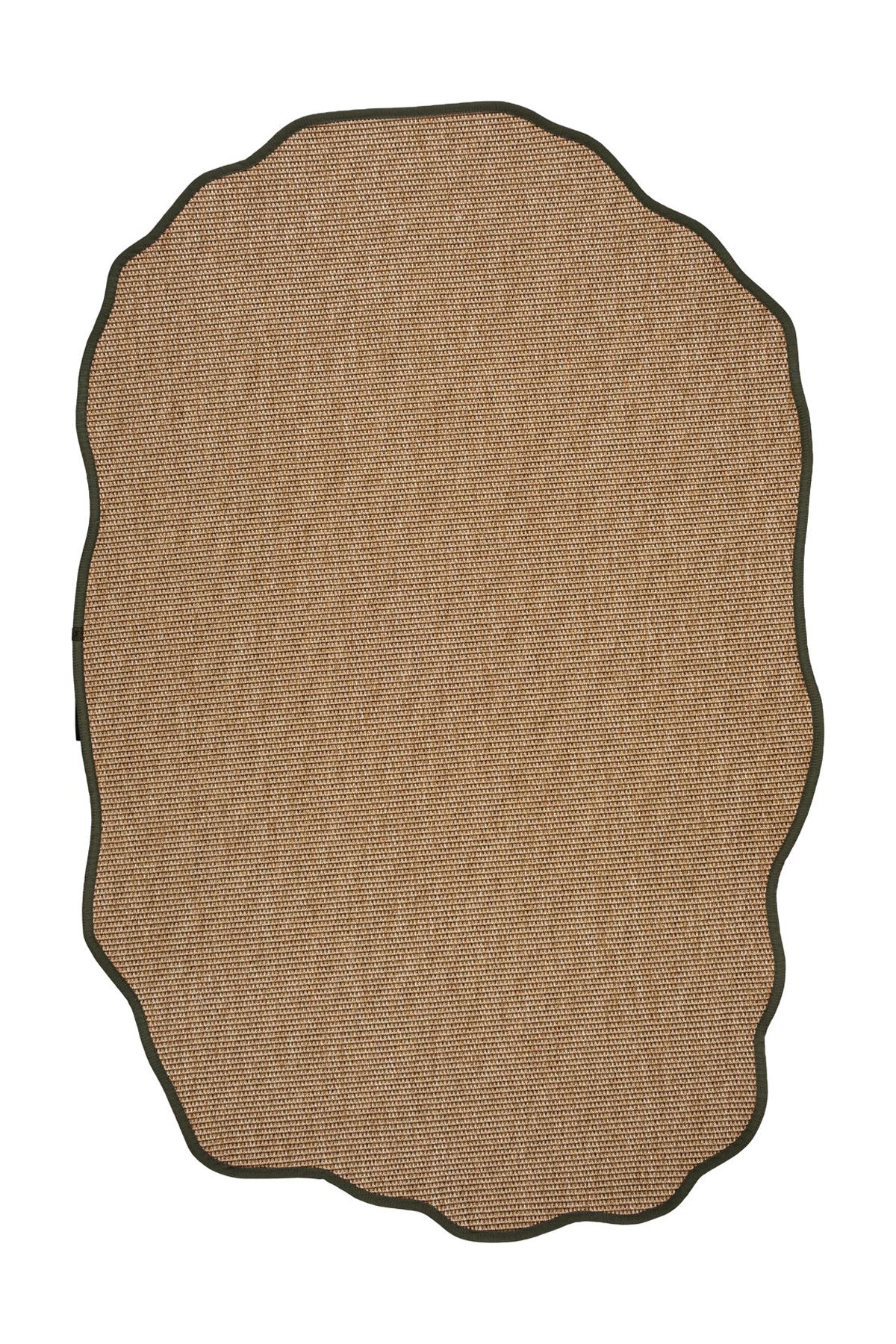 Canvas 1 Suit SU03 Jut Cotton Bordure 03 Green Amorf Sisal Halı