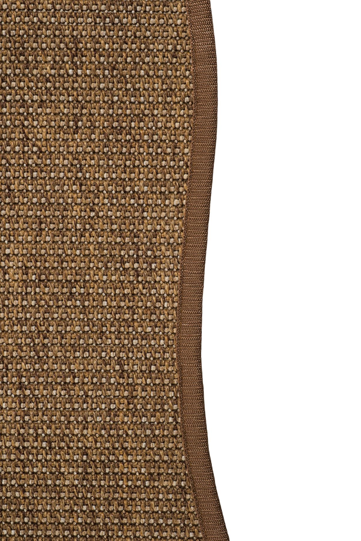 Canvas 3 Suit SU05 Brown Cotton Bordure 04 Dark Beige Amorf Sisal Halı
