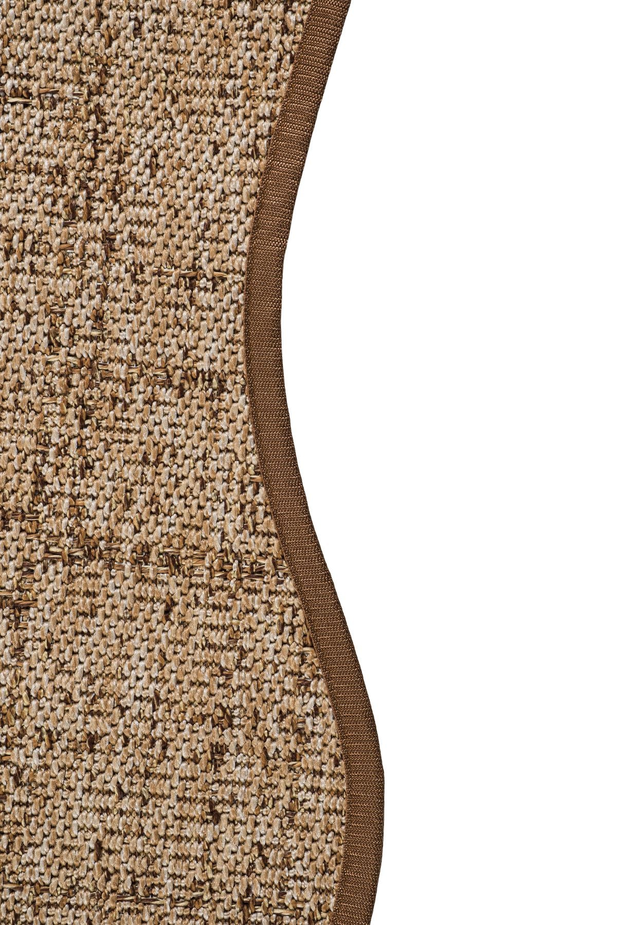 Canvas 4 Look LK03 Jut Cotton Bordure 04 Dark Beige Amorf Sisal Halı