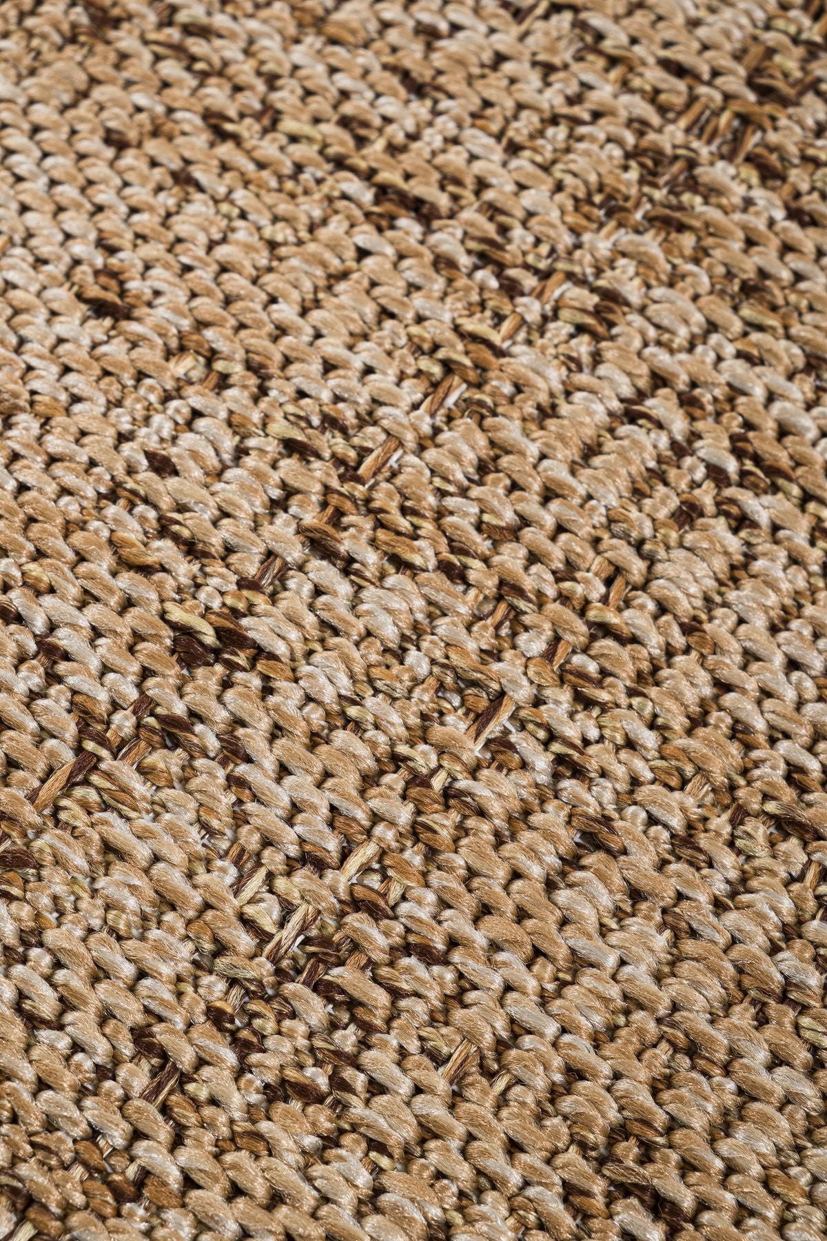 Canvas 4 Look LK03 Jut Cotton Bordure 04 Dark Beige Amorf Sisal Halı