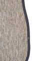 Canvas 4 Judy JD02 Natural Cotton Bordure 08 Anthracite Amorf Sisal Halı