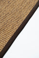 Suit SU05 Brown Biye 06 Dark Brown Doğal Sisal Halı