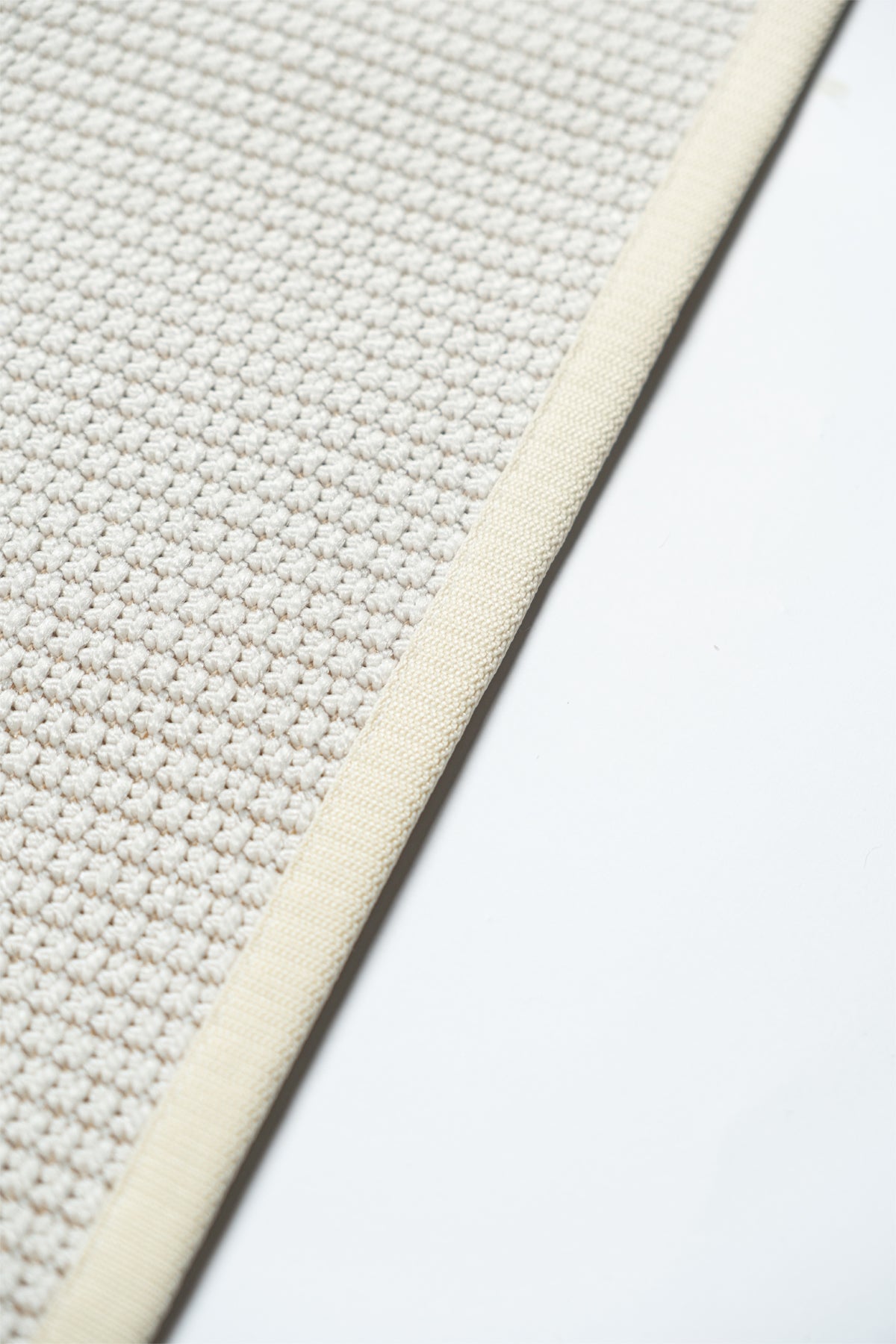 Suit SU01 Cream Biye 01 White Doğal Sisal Halı