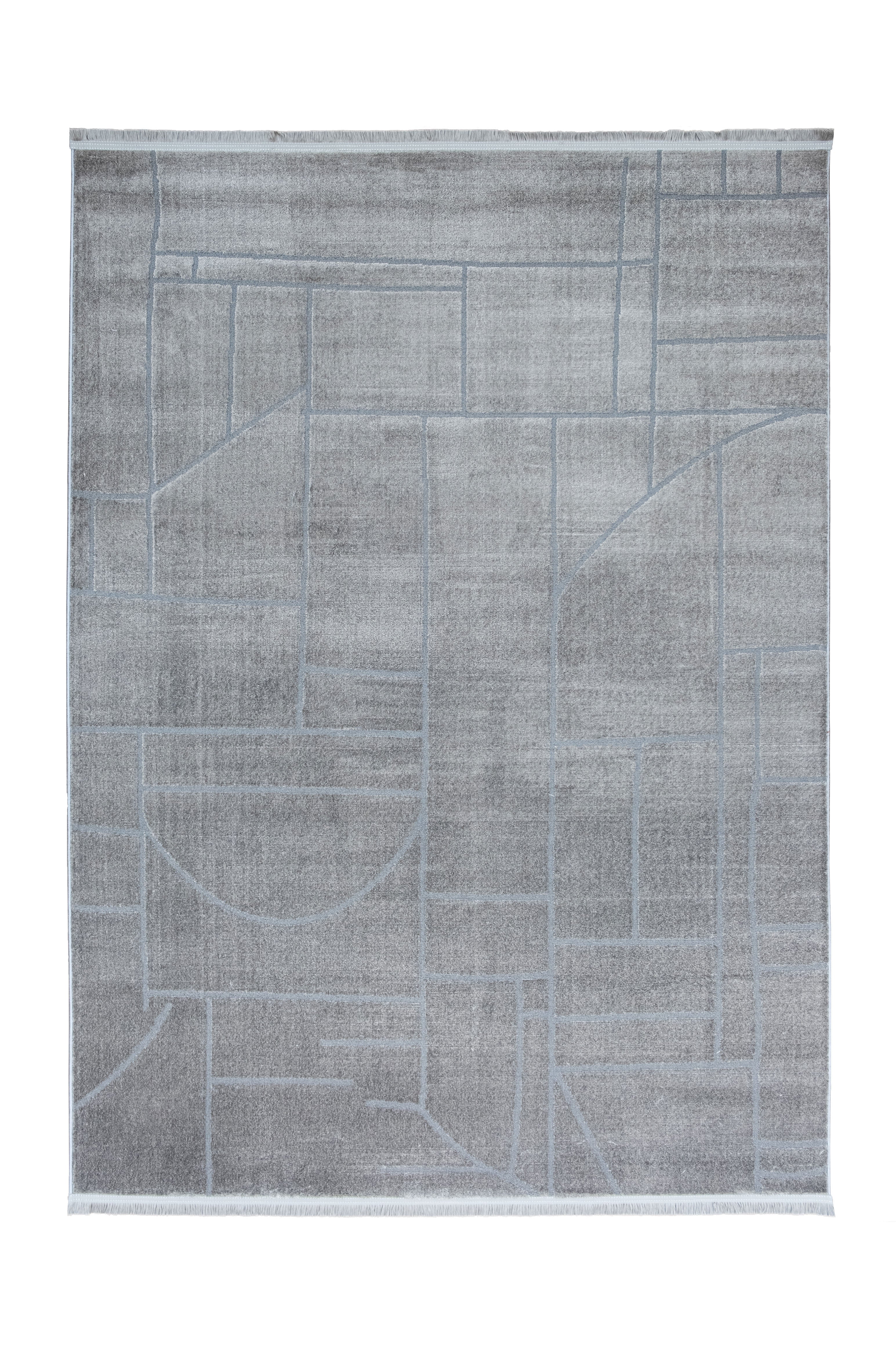 Luca LC04 Anthracite Peluş Dokulu Yumuşak Salon Halısı