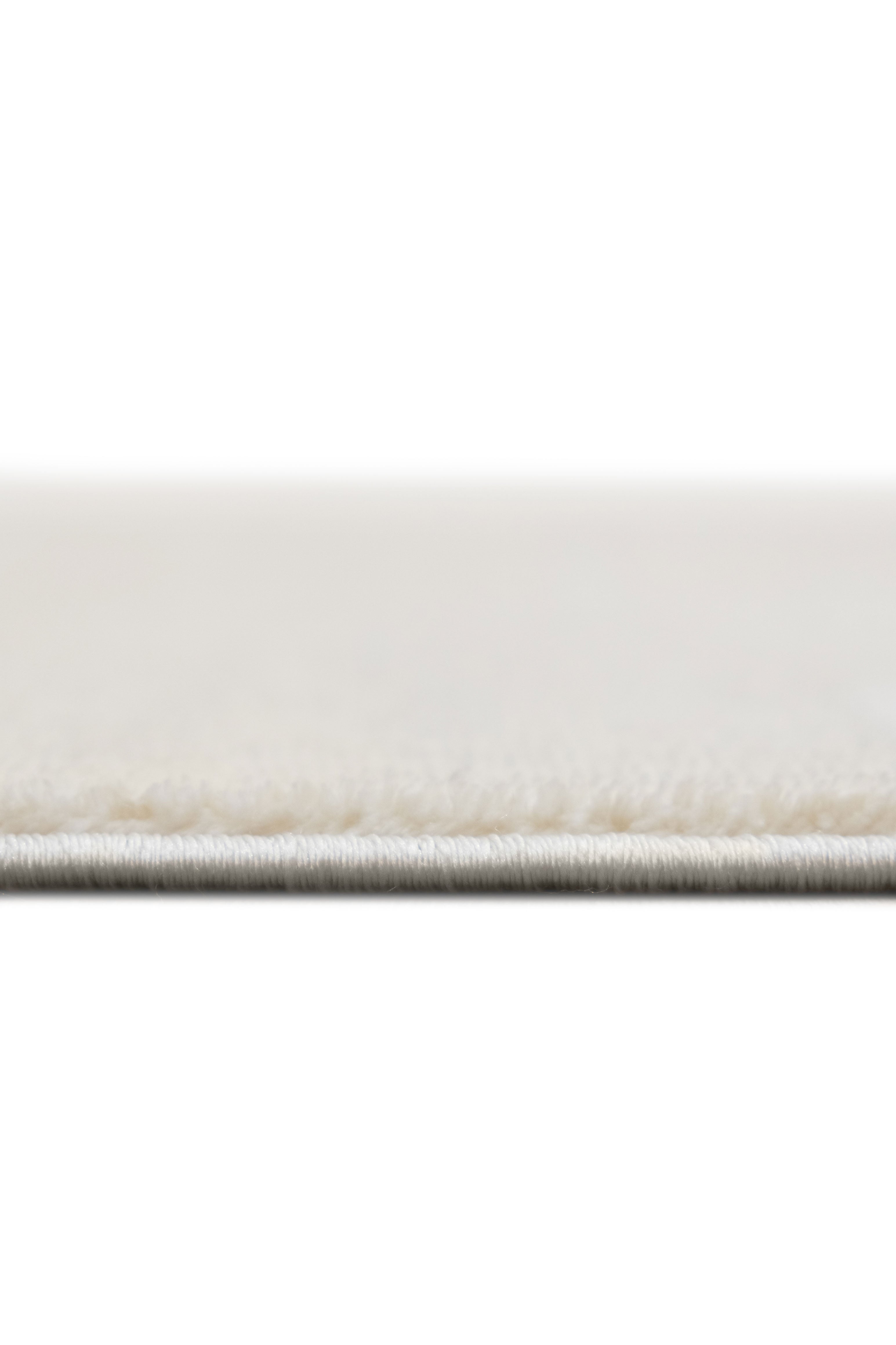 Luca LC01 Cream Plush Textured Soft Living Room Carpet