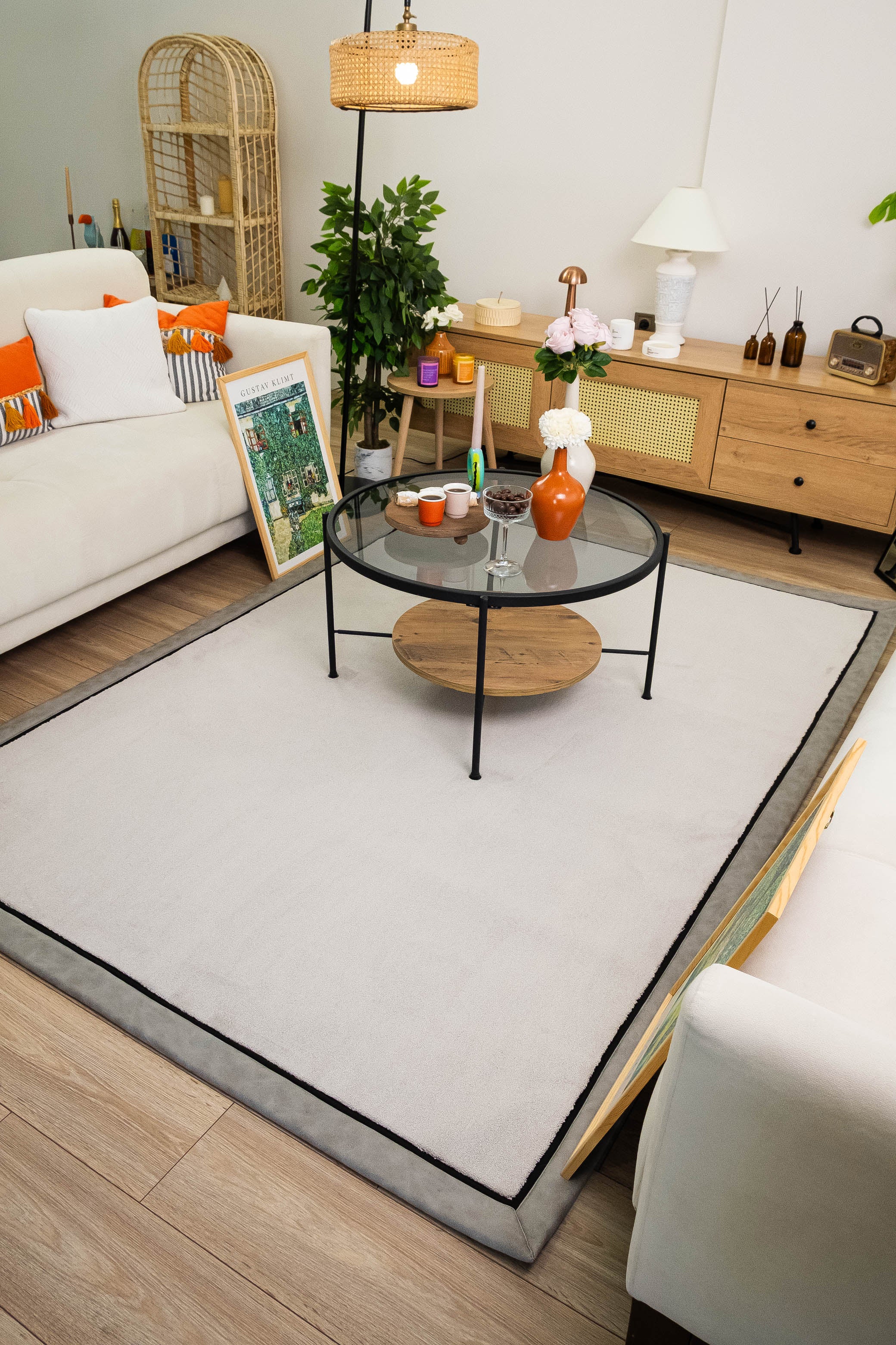 GRANADA GR01 CREAM SALON HALISI LÜKS BORDÜRLÜ HALI