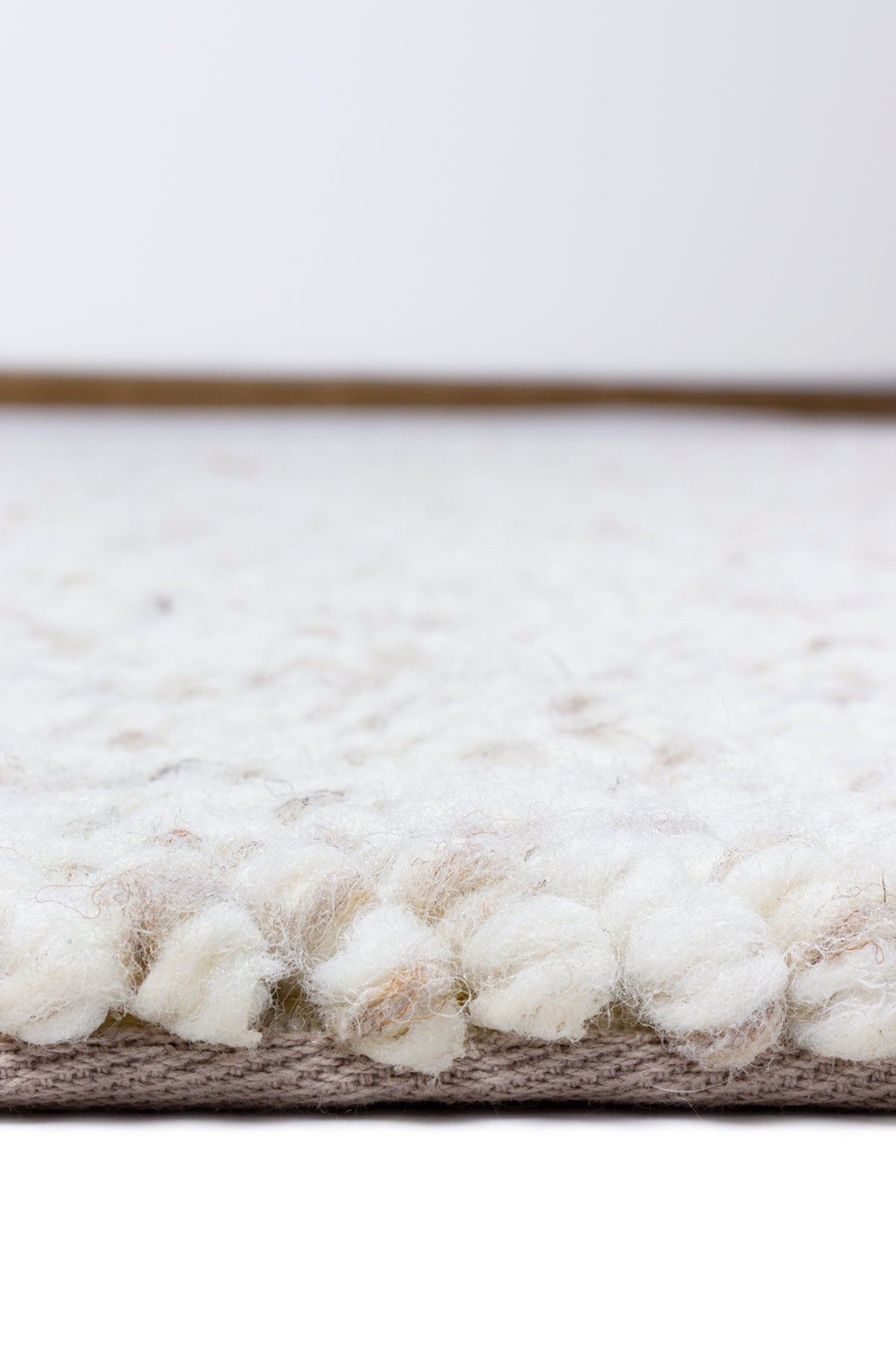 Polly PL 01 Cream Beige Natural Wool Carpet
