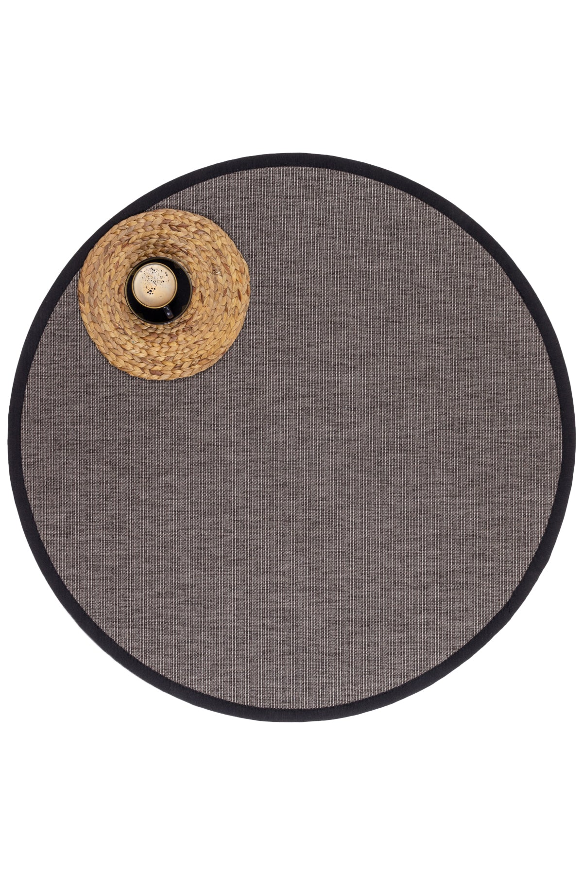 Jutte Brown 09SK Round Natural Jute Sisal Rug
