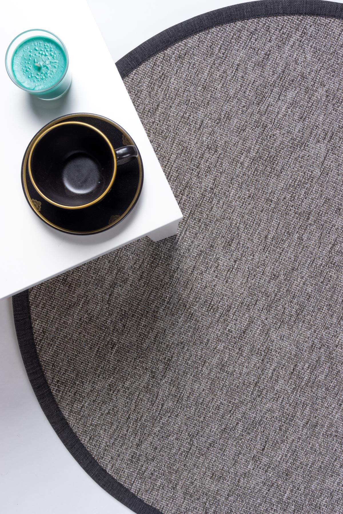 Jutte 05 M-404 Yuvarlak Doğal Jüt Sisal Halı