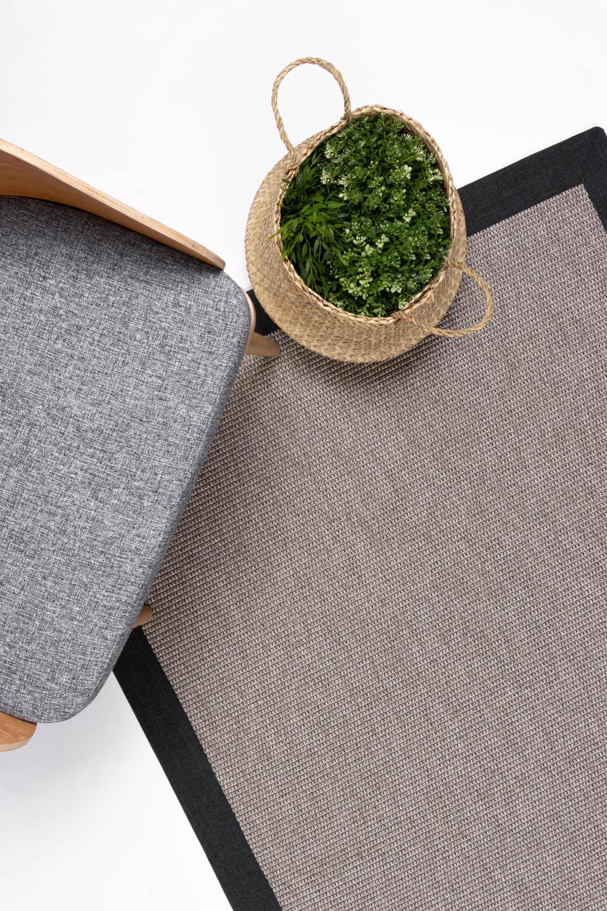 Jutte 04 M-406 Stone Doğal Jüt Sisal Halı