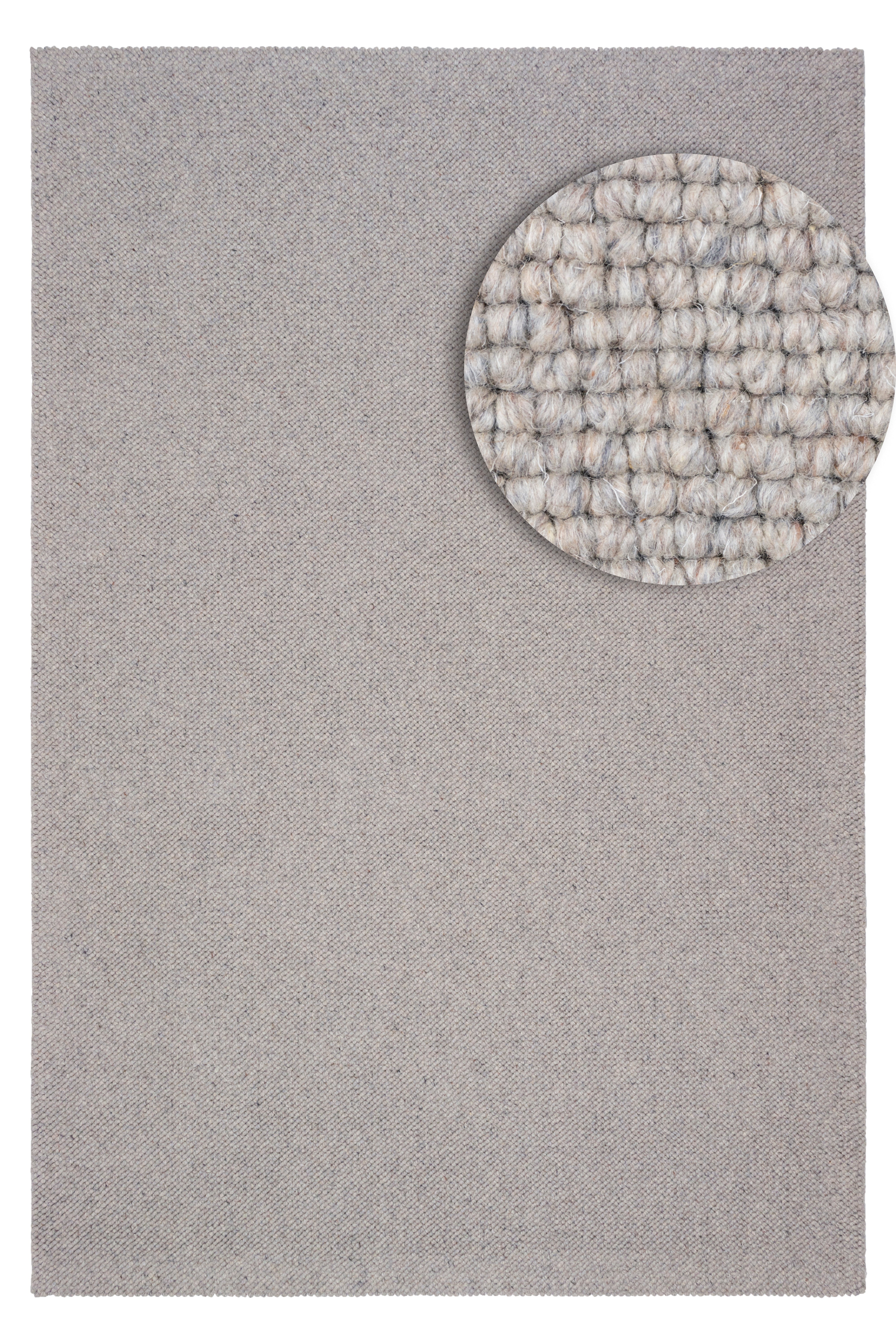 Woolon WL 01 Grey Doğal Yün Halı