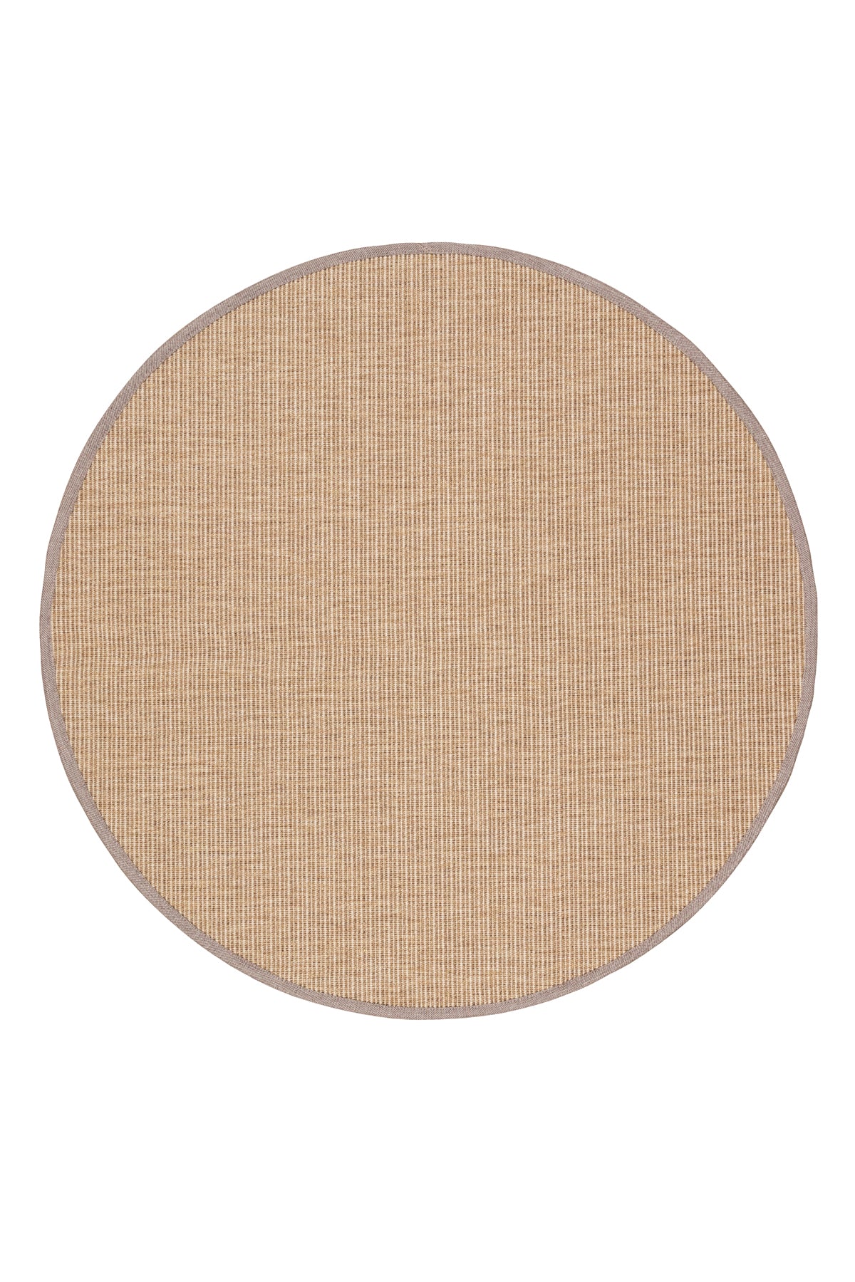 Jutte 01 M-201 Yuvarlak Doğal Jüt Sisal Halı