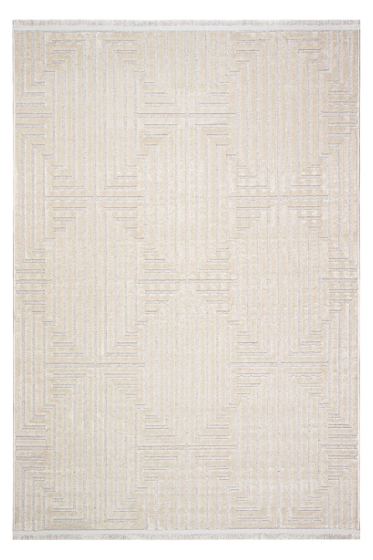 Pier PR01 Cream İskandinav Desenli Modern Salon Halısı