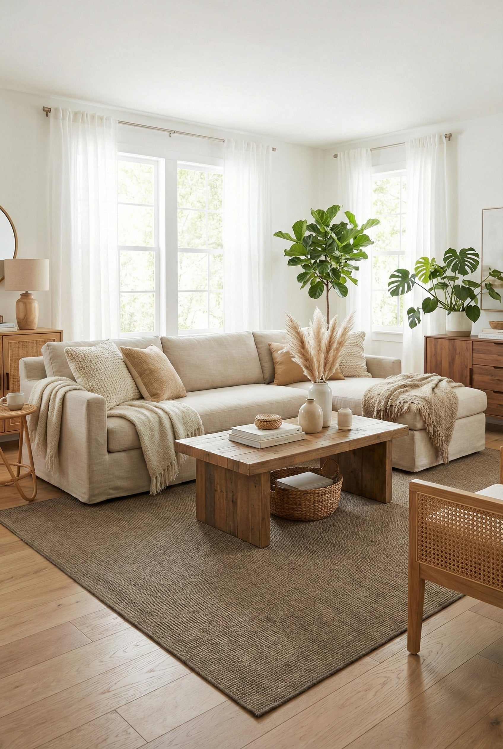 Judy JD 03 Sand Salon Koridor Mutfak Sisal Halı