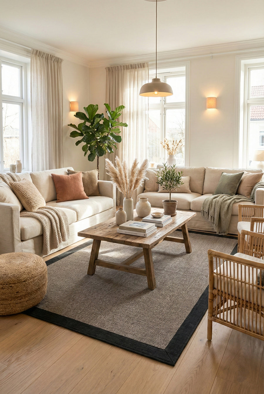 Jutte 04 M-406 Stone Doğal Jüt Sisal Halı