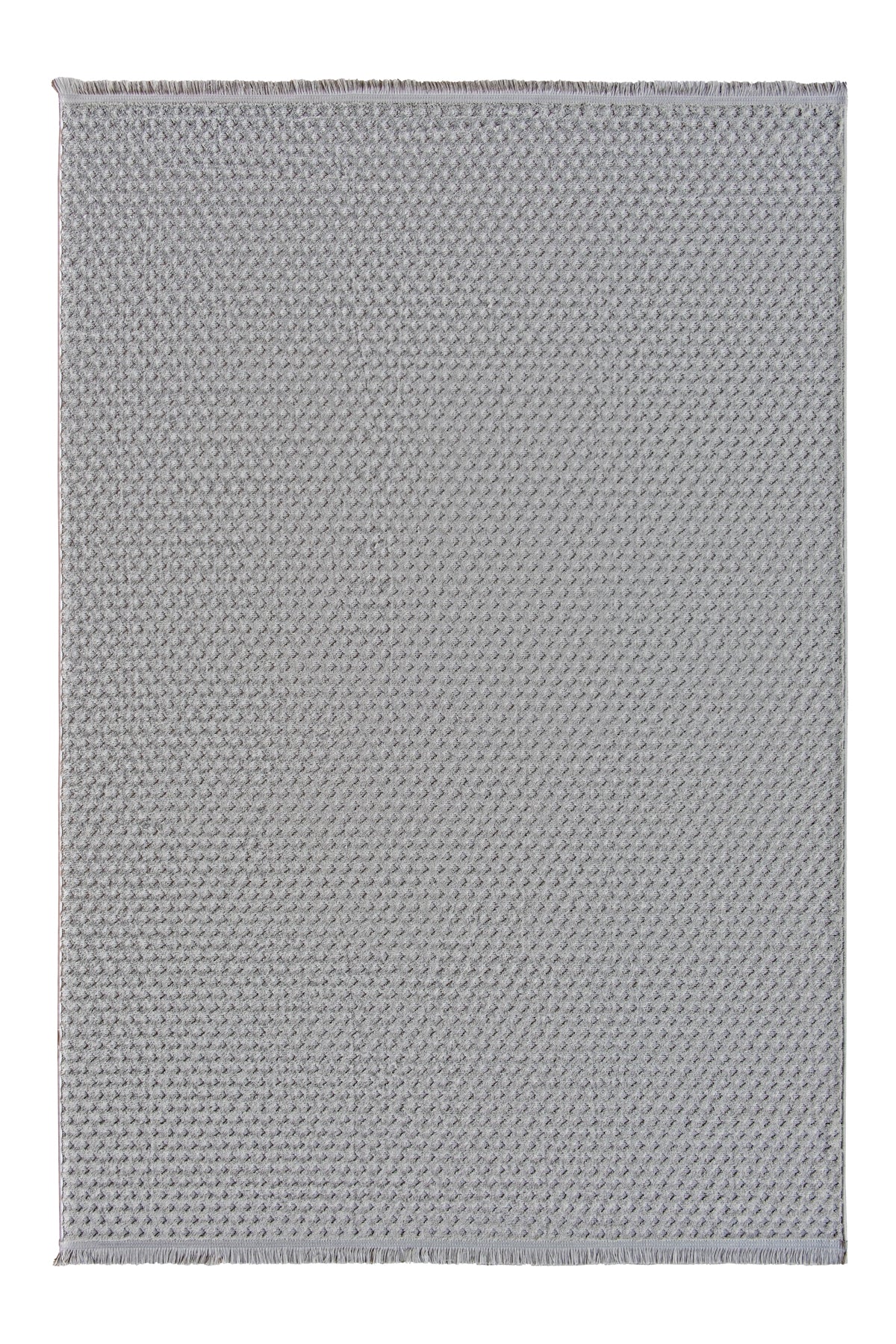 Pita PT02 Grey Pelüş Dokulu İskandinav Salon Makine Halısı