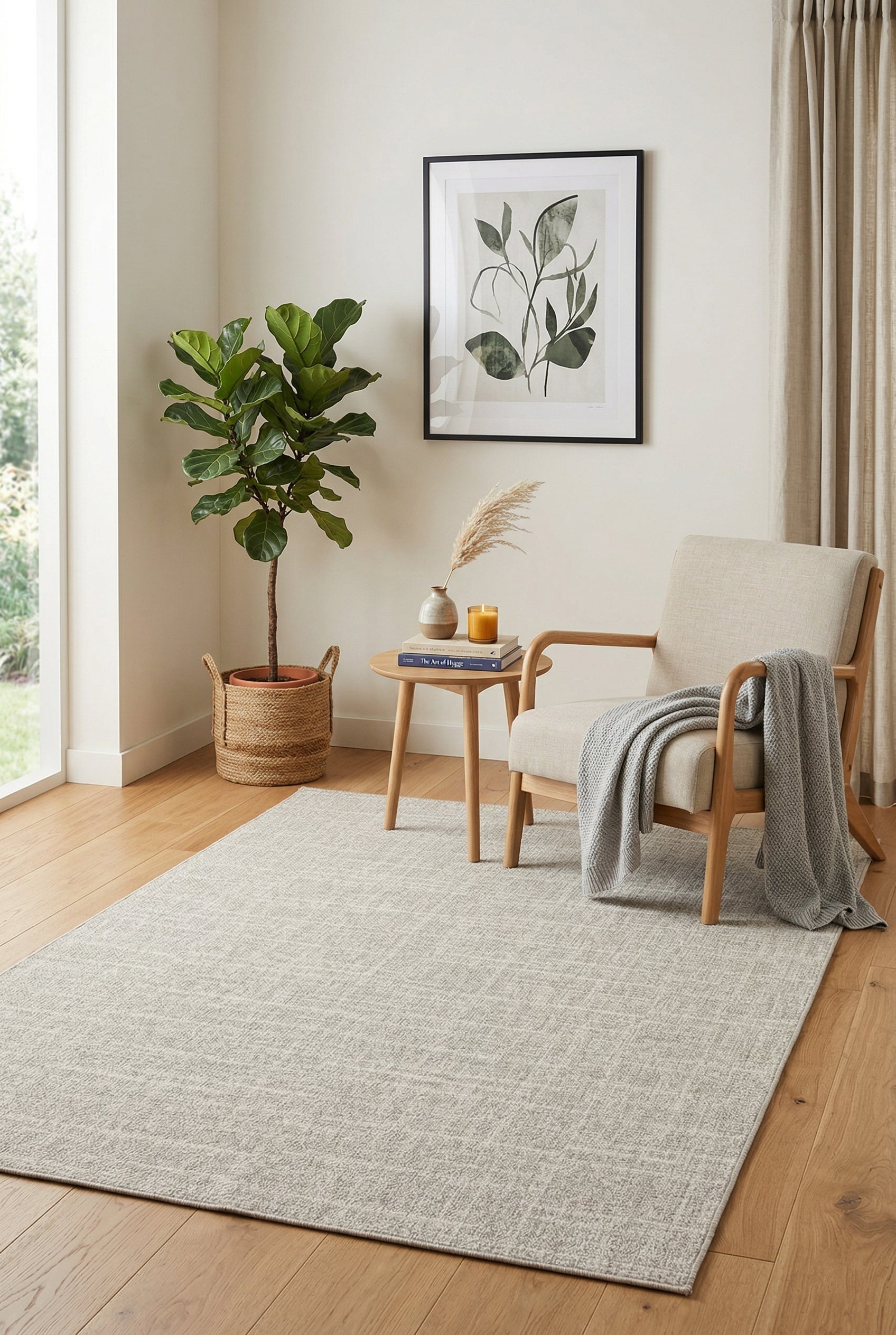 Look LK 02 Grey Salon Koridor Mutfak Sisal Halı