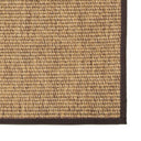 Suit SU05 Brown Biye 06 Dark Brown Doğal Sisal Halı