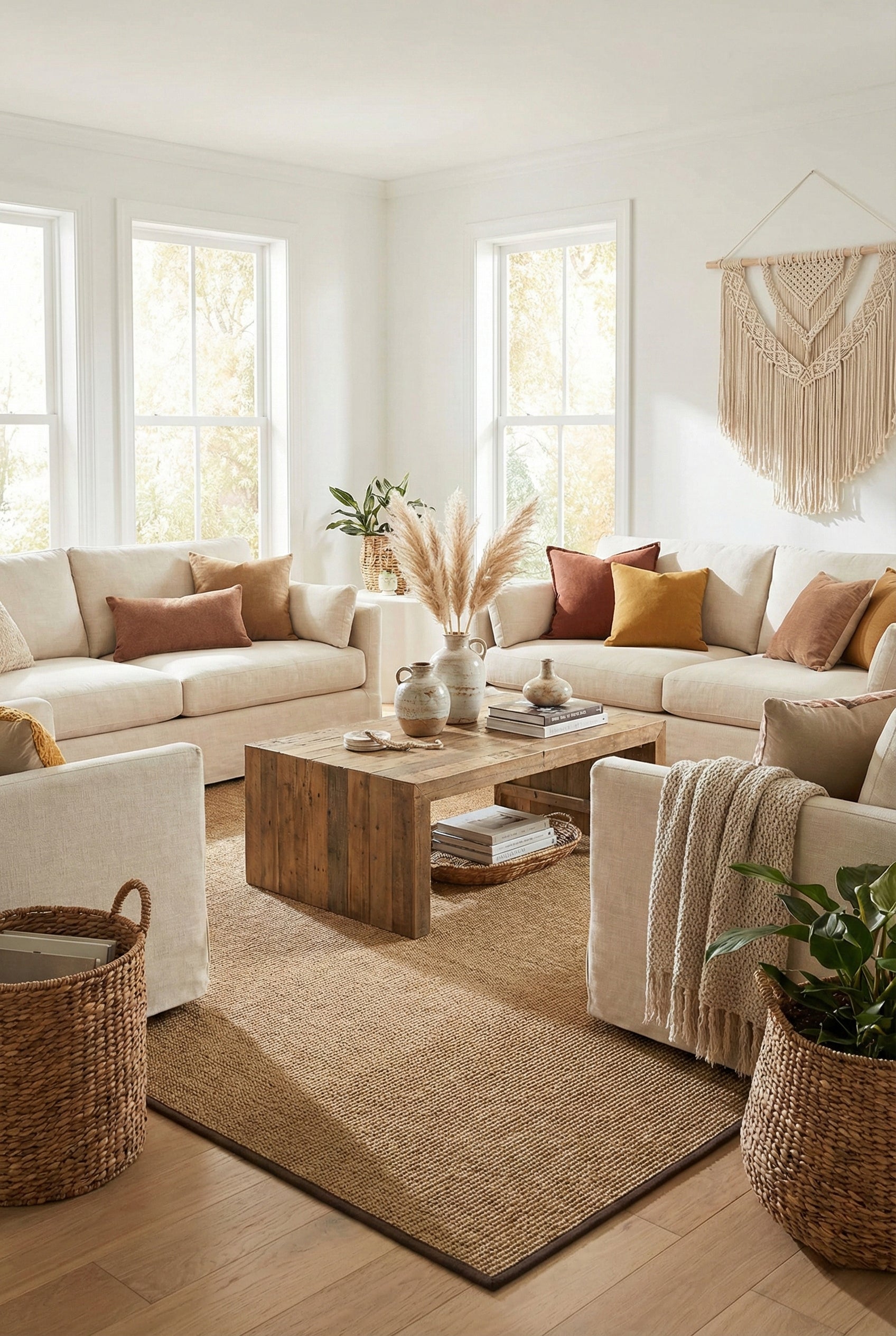 Suit SU05 Brown Biye 06 Dark Brown Doğal Sisal Halı