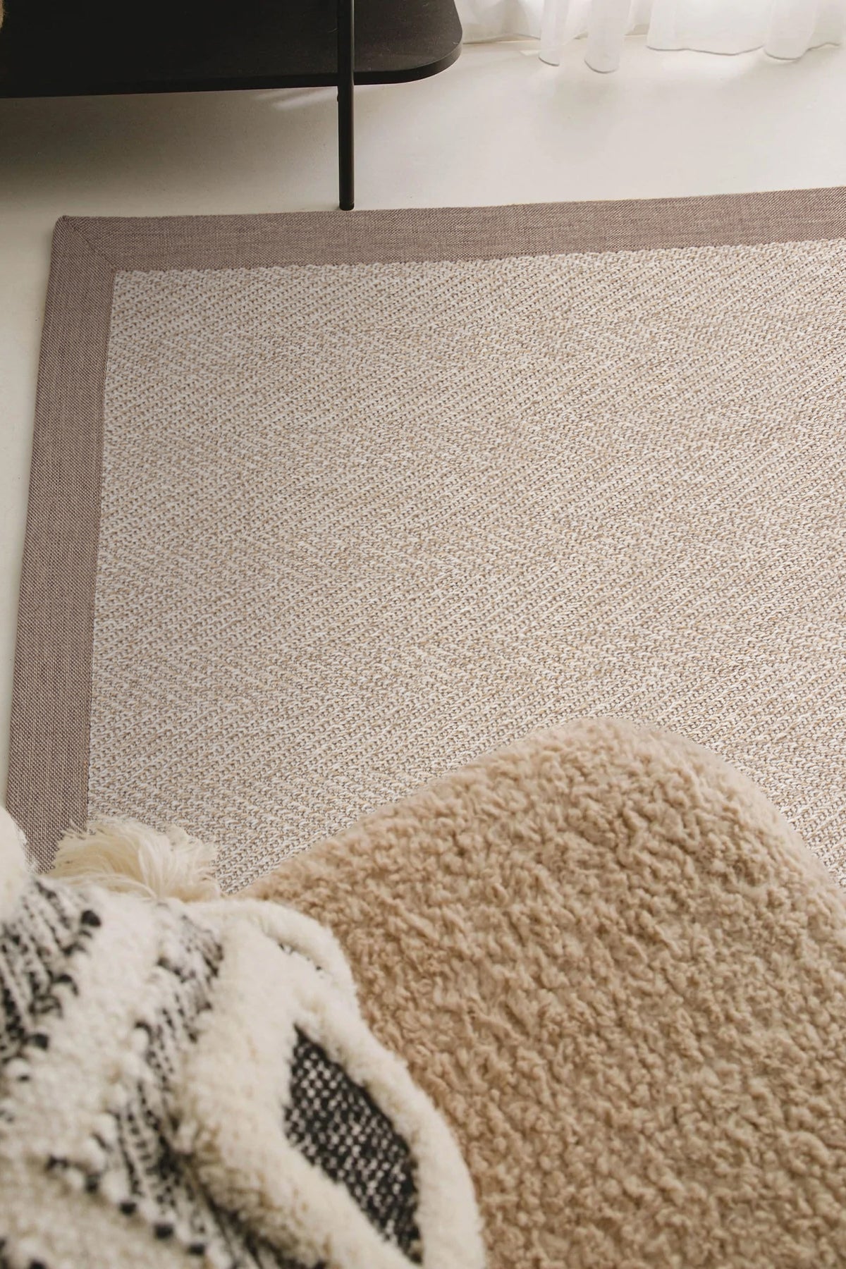 Jutte 03M201 Cream Beige Natural Jute Sisal Rug